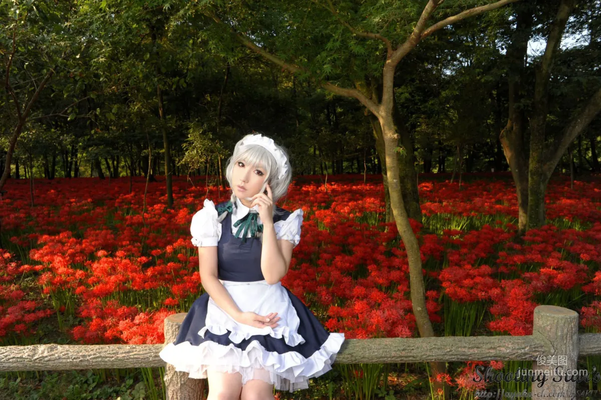 绫香サク (サク綾香 Saku Ayaka)《東方Project》Izayoi Sakuya + Patchouli Knowledge [Shooting Star's] 寫真集 86