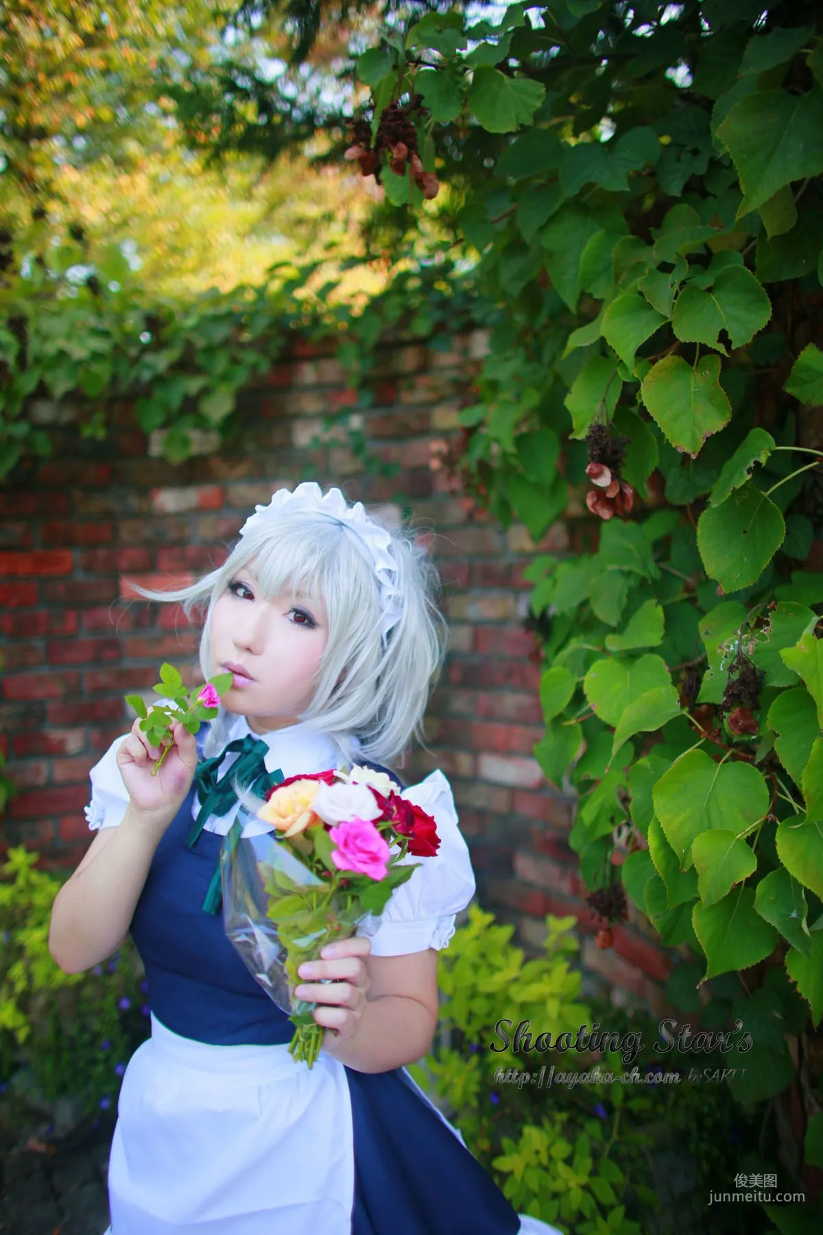 绫香サク (サク綾香 Saku Ayaka)《東方Project》Izayoi Sakuya + Patchouli Knowledge [Shooting Star's] 寫真集 106