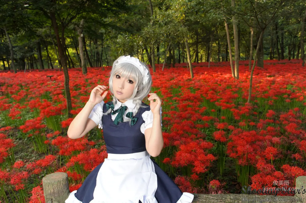 绫香サク (サク綾香 Saku Ayaka)《東方Project》Izayoi Sakuya + Patchouli Knowledge [Shooting Star's] 寫真集 88