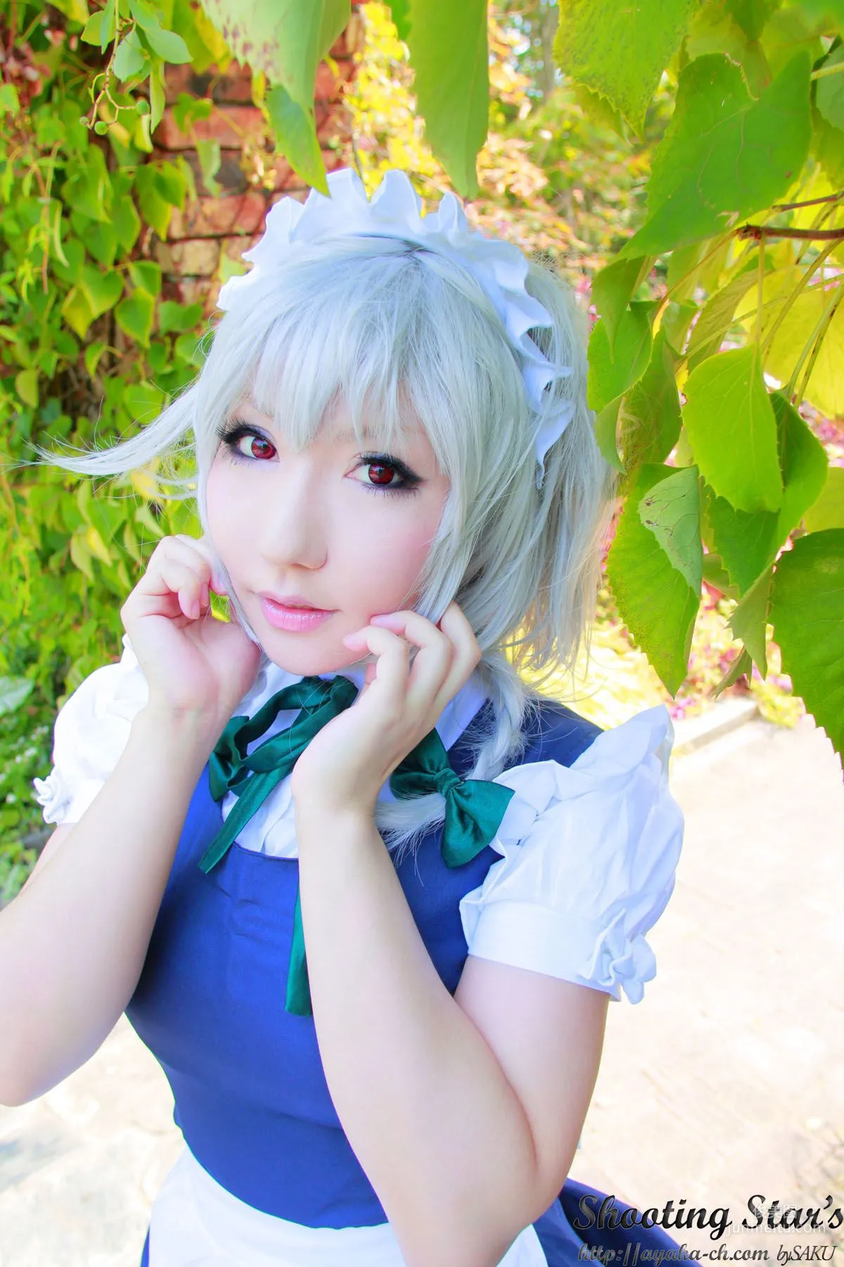 绫香サク (サク綾香 Saku Ayaka)《東方Project》Izayoi Sakuya + Patchouli Knowledge [Shooting Star's] 寫真集 111