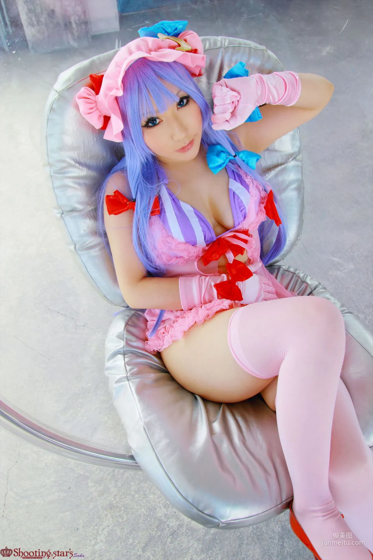 绫香サク (サク綾香 Saku Ayaka) 《東方Project》Patchouli Knowledge [Shooting Star's] 写真集96