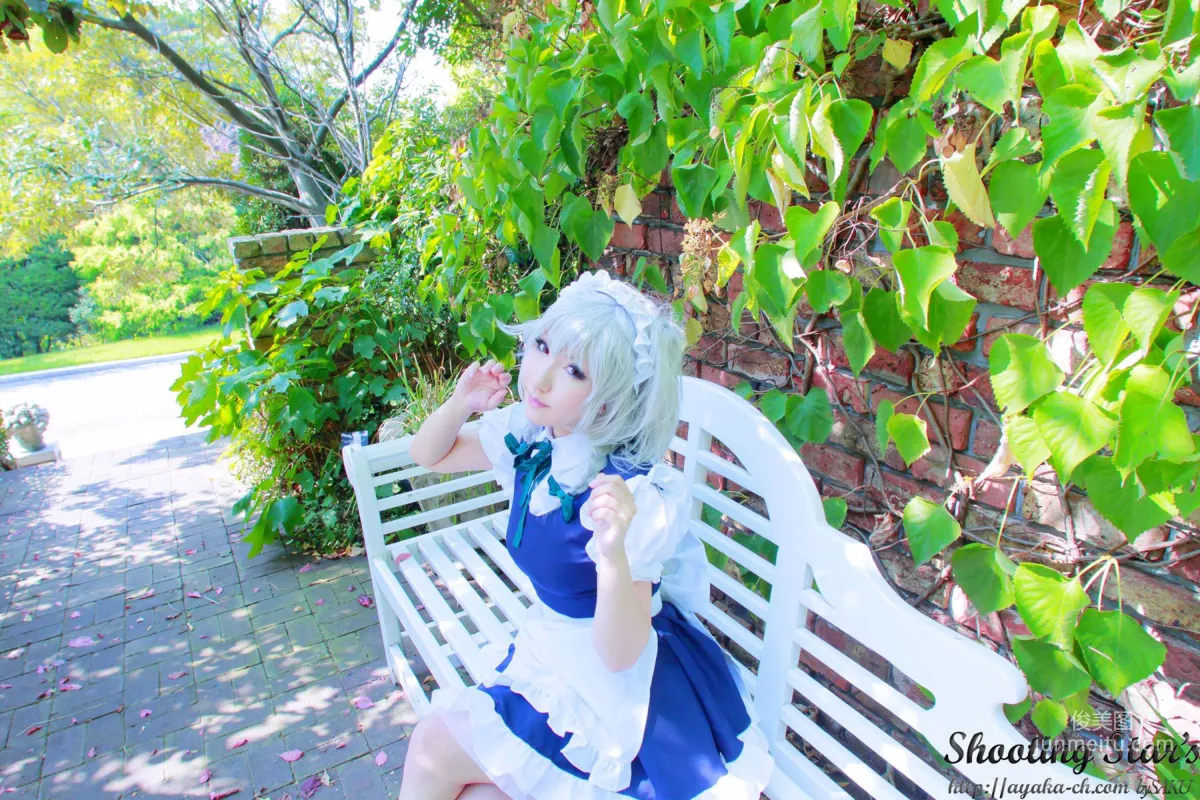 绫香サク (サク綾香 Saku Ayaka)《東方Project》Izayoi Sakuya + Patchouli Knowledge [Shooting Star's] 寫真集 98