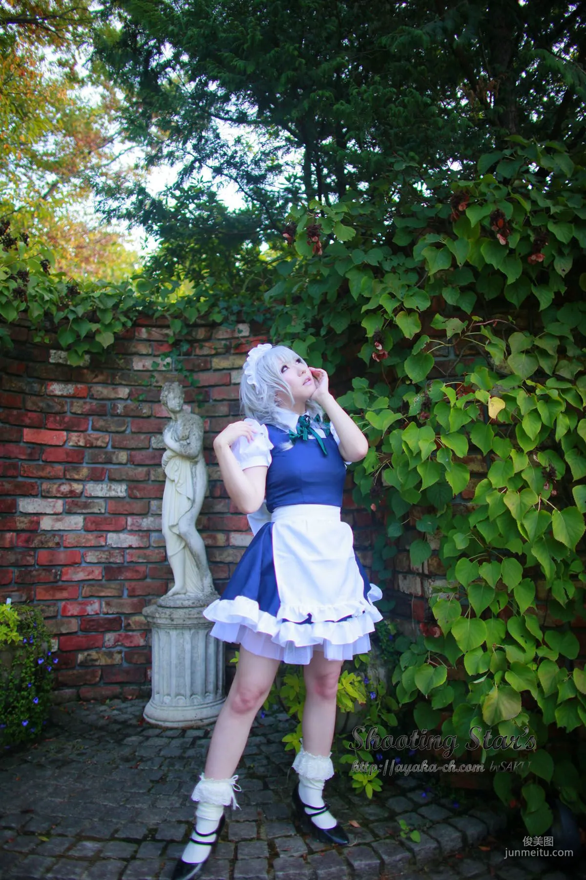 绫香サク (サク綾香 Saku Ayaka)《東方Project》Izayoi Sakuya + Patchouli Knowledge [Shooting Star's] 寫真集 76