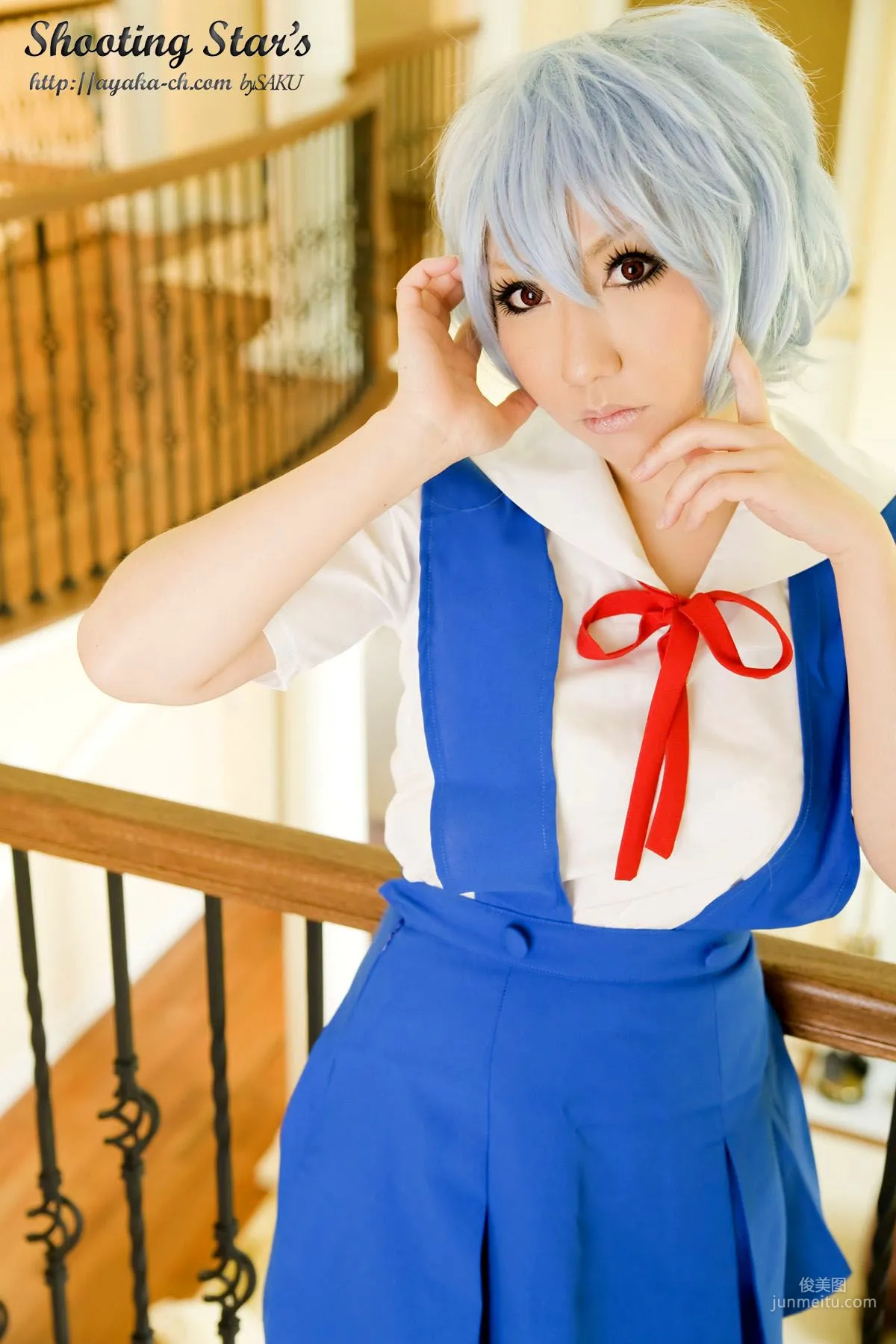 绫香 (Saku サク) 《新世紀エヴァンゲリオン》Rei Ayanami 寫真集 100