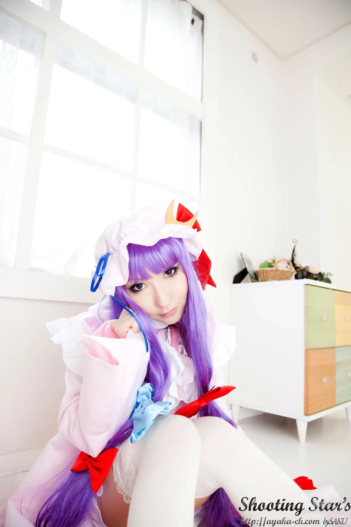 绫香サク (サク綾香 Saku Ayaka)《東方Project》Izayoi Sakuya + Patchouli Knowledge [Shooting Star's] 寫真集 30