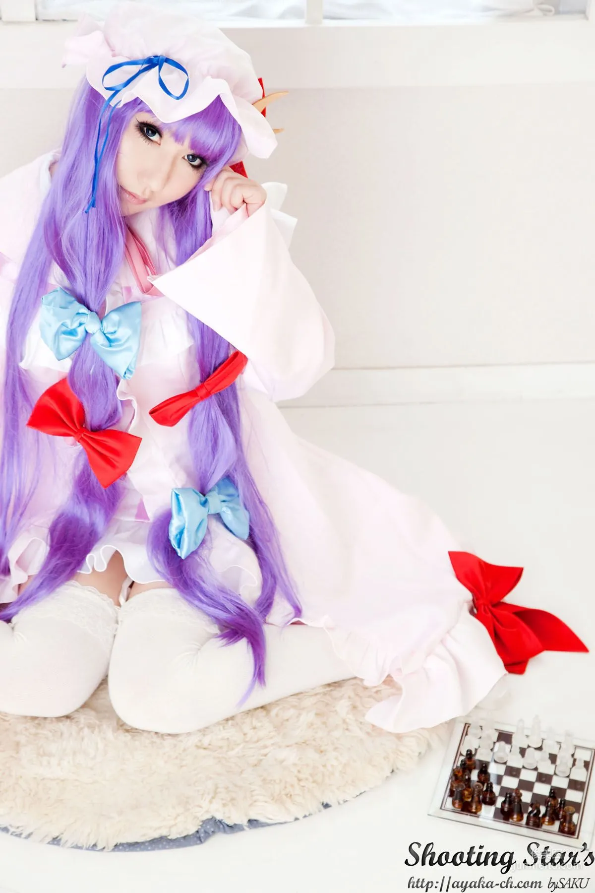 绫香サク (サク綾香 Saku Ayaka)《東方Project》Izayoi Sakuya + Patchouli Knowledge [Shooting Star's] 寫真集 27