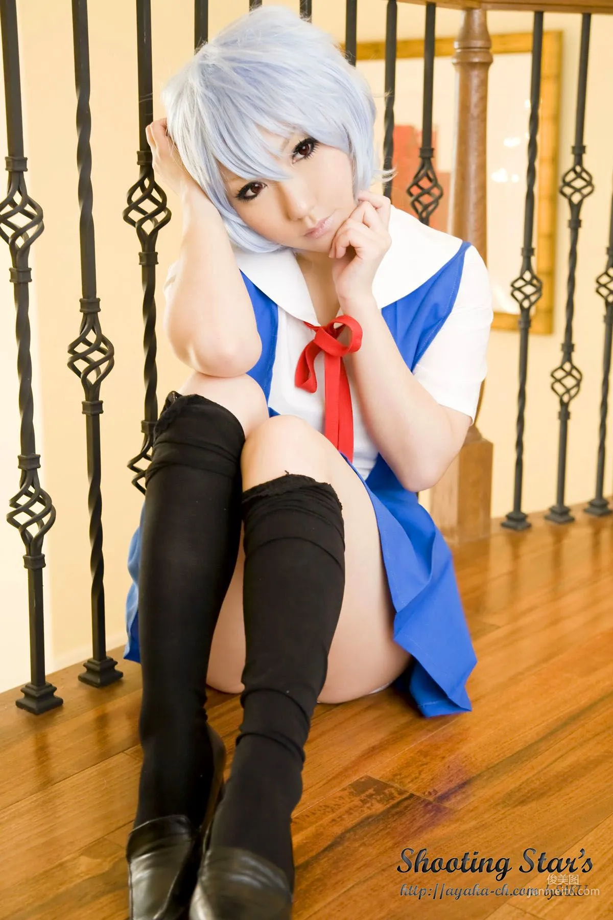 绫香 (Saku サク) 《新世紀エヴァンゲリオン》Rei Ayanami 寫真集 106