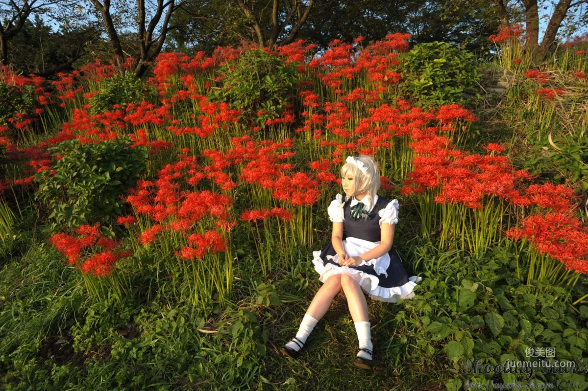 绫香サク (サク綾香 Saku Ayaka)《東方Project》Izayoi Sakuya + Patchouli Knowledge [Shooting Star's] 寫真集 107