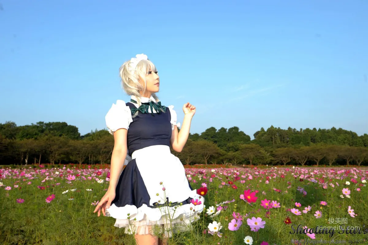 绫香サク (サク綾香 Saku Ayaka)《東方Project》Izayoi Sakuya + Patchouli Knowledge [Shooting Star's] 寫真集 84