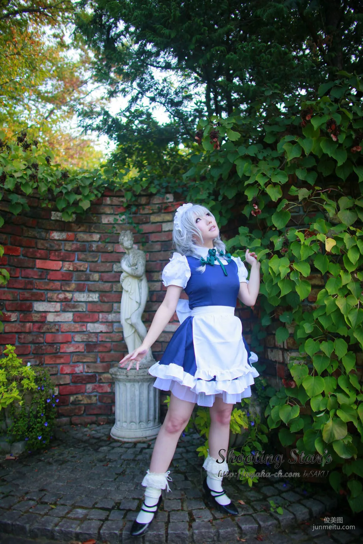 绫香サク (サク綾香 Saku Ayaka)《東方Project》Izayoi Sakuya + Patchouli Knowledge [Shooting Star's] 寫真集 115