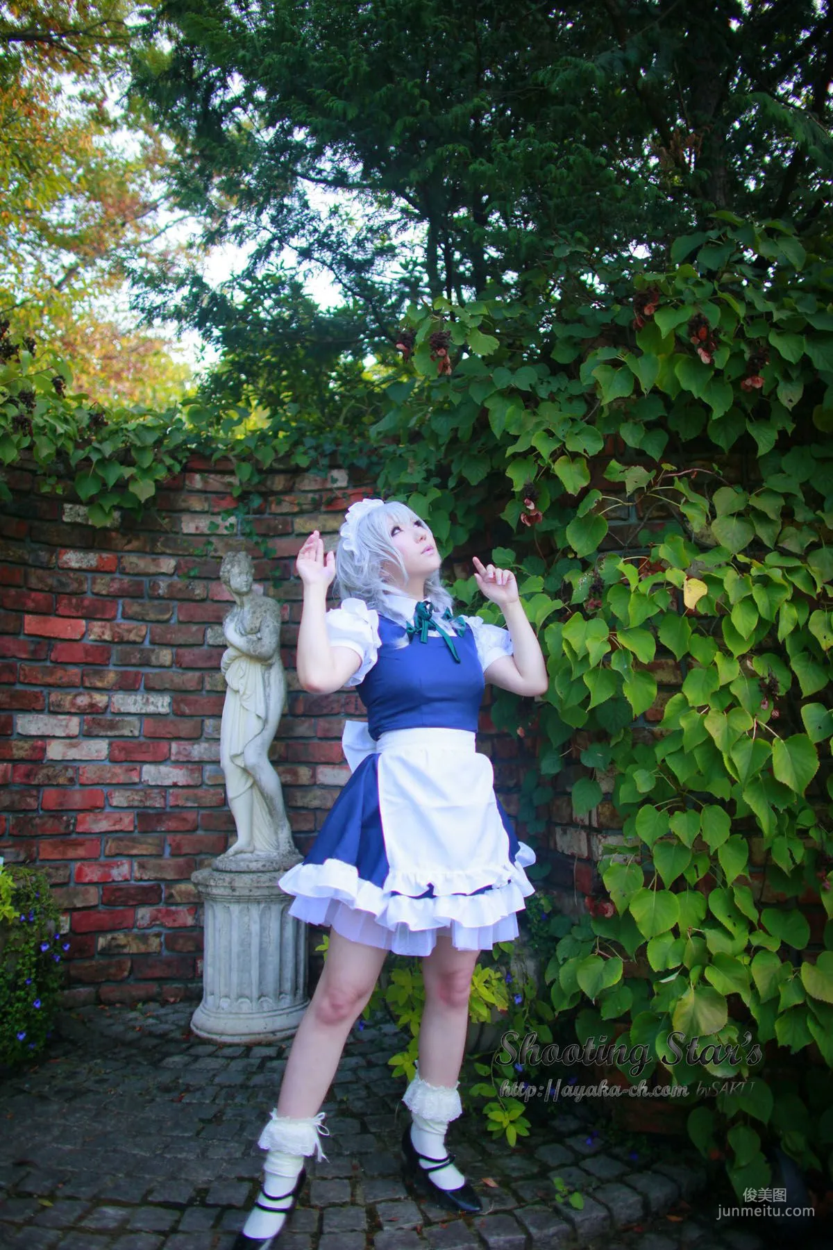 绫香サク (サク綾香 Saku Ayaka)《東方Project》Izayoi Sakuya + Patchouli Knowledge [Shooting Star's] 寫真集 103