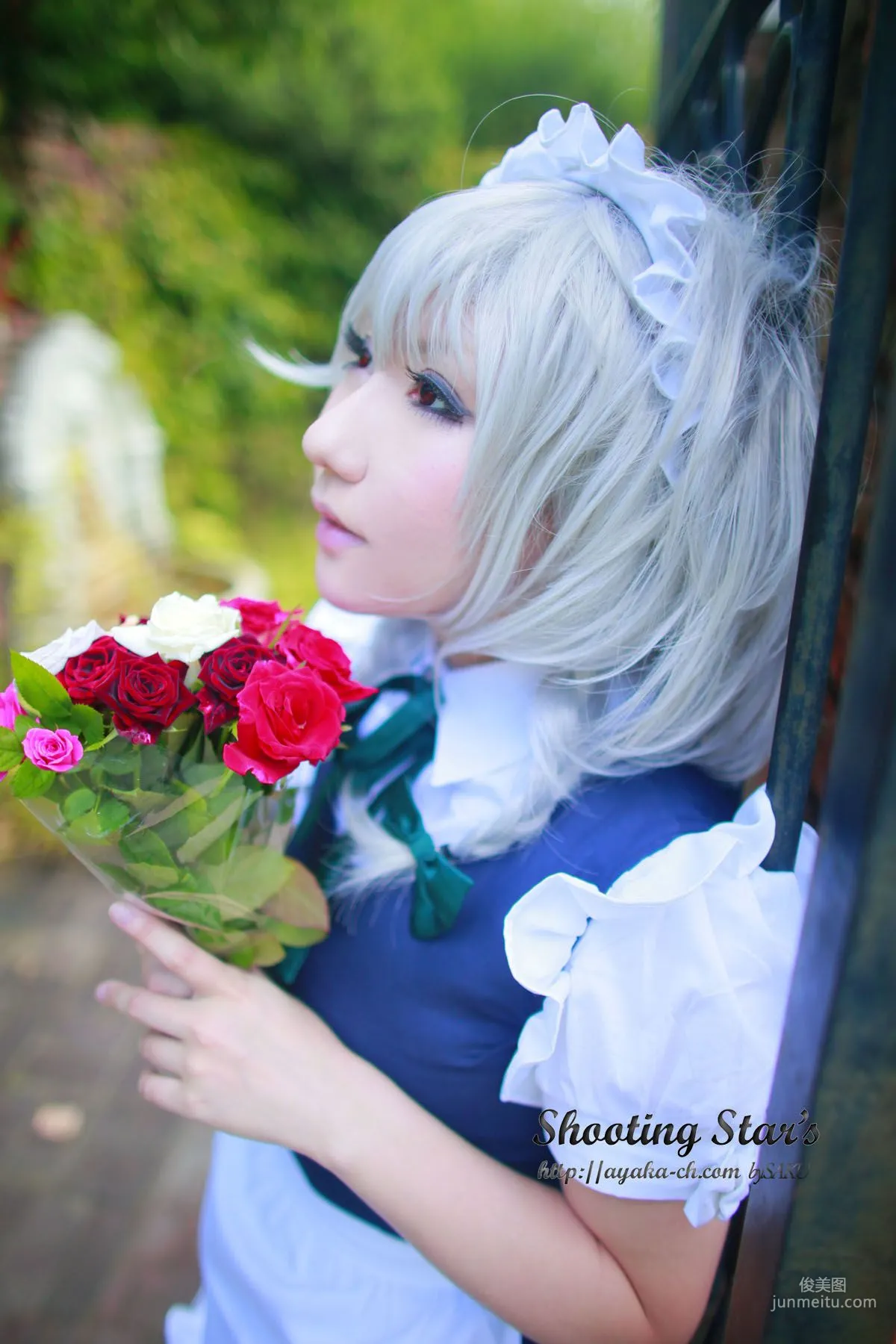 绫香サク (サク綾香 Saku Ayaka)《東方Project》Izayoi Sakuya + Patchouli Knowledge [Shooting Star's] 寫真集 113