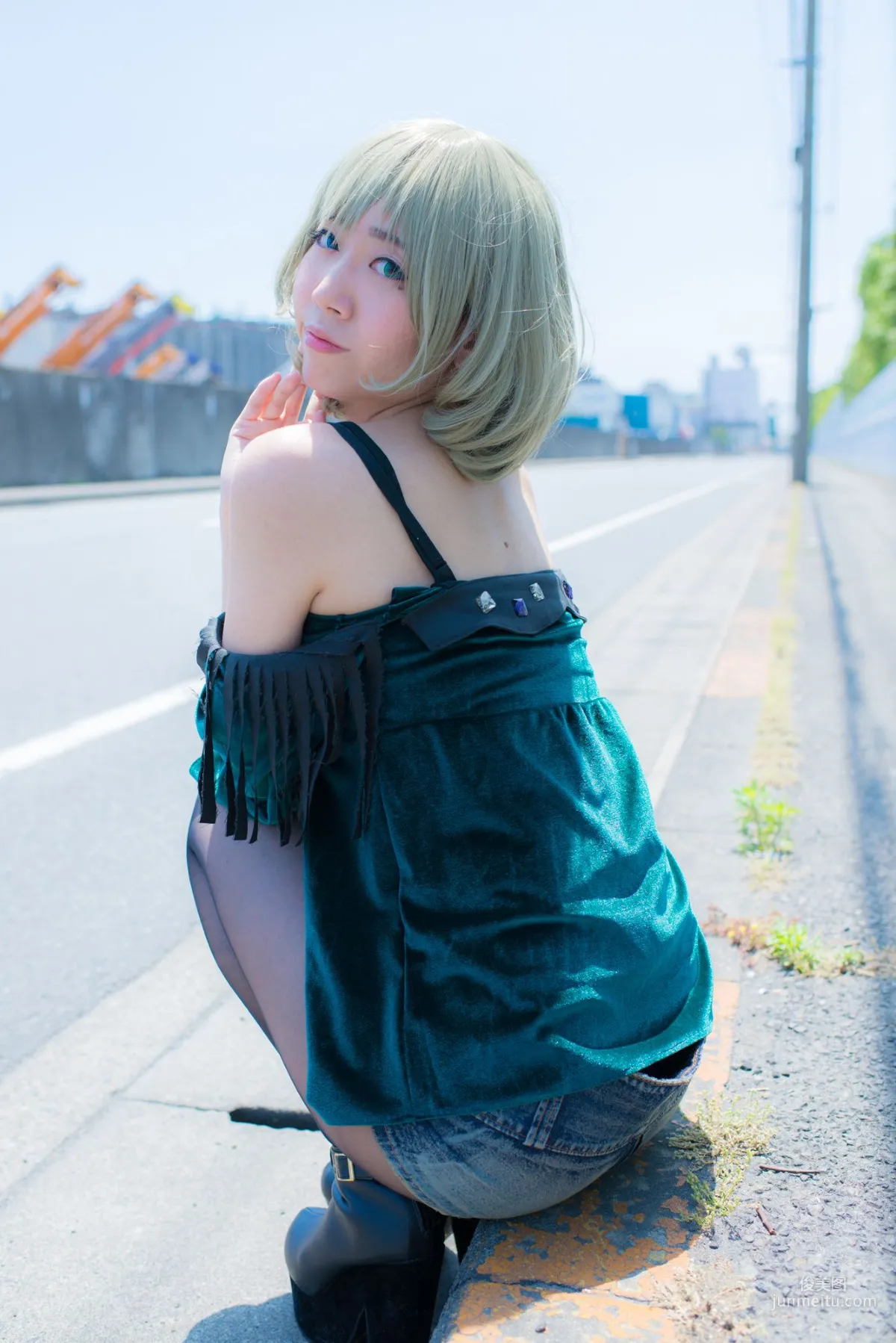 Ayane(あやね) 《Idolmaster》Takagaki Kaede(高垣楓) [Wolf Fang!!] 寫真集 47