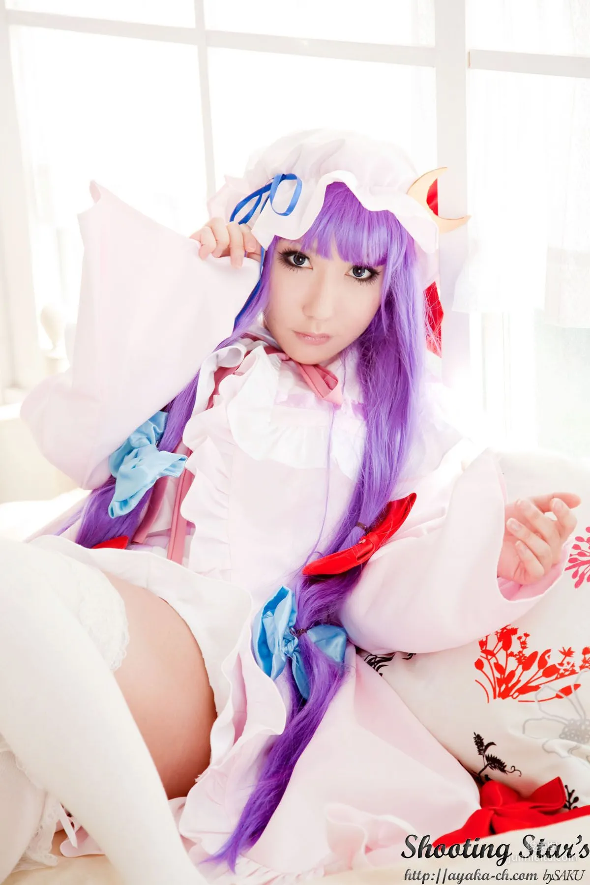 绫香サク (サク綾香 Saku Ayaka)《東方Project》Izayoi Sakuya + Patchouli Knowledge [Shooting Star's] 寫真集 34