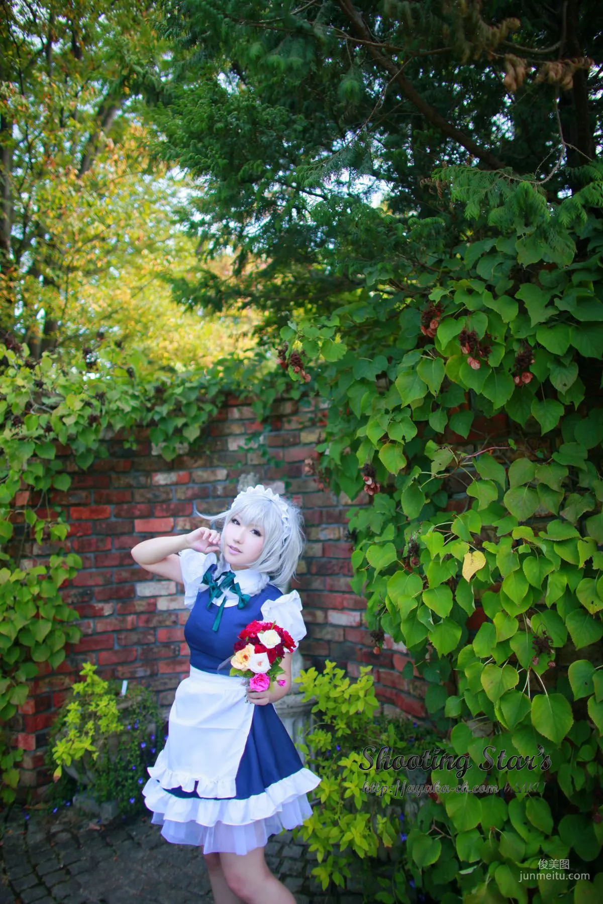 绫香サク (サク綾香 Saku Ayaka)《東方Project》Izayoi Sakuya + Patchouli Knowledge [Shooting Star's] 寫真集 105