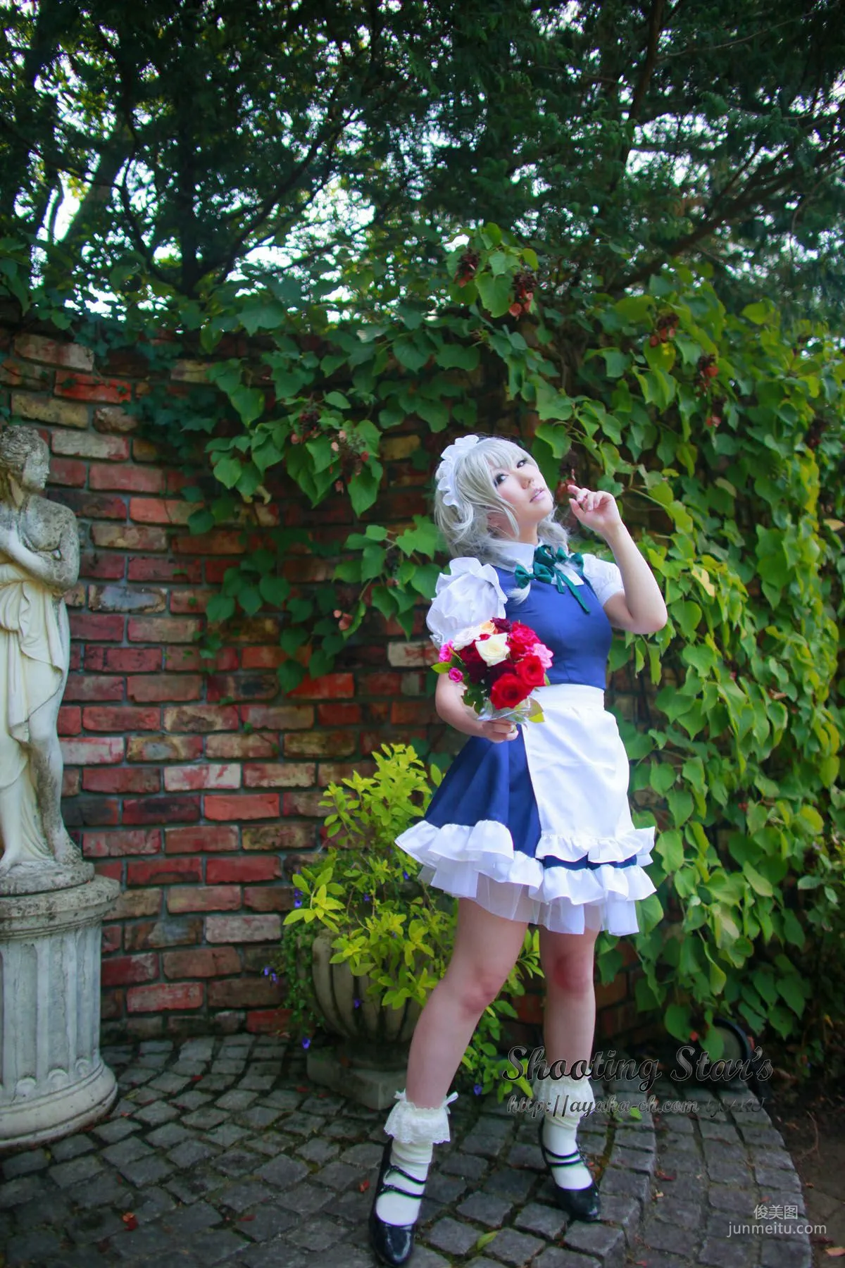 绫香サク (サク綾香 Saku Ayaka)《東方Project》Izayoi Sakuya + Patchouli Knowledge [Shooting Star's] 寫真集 104