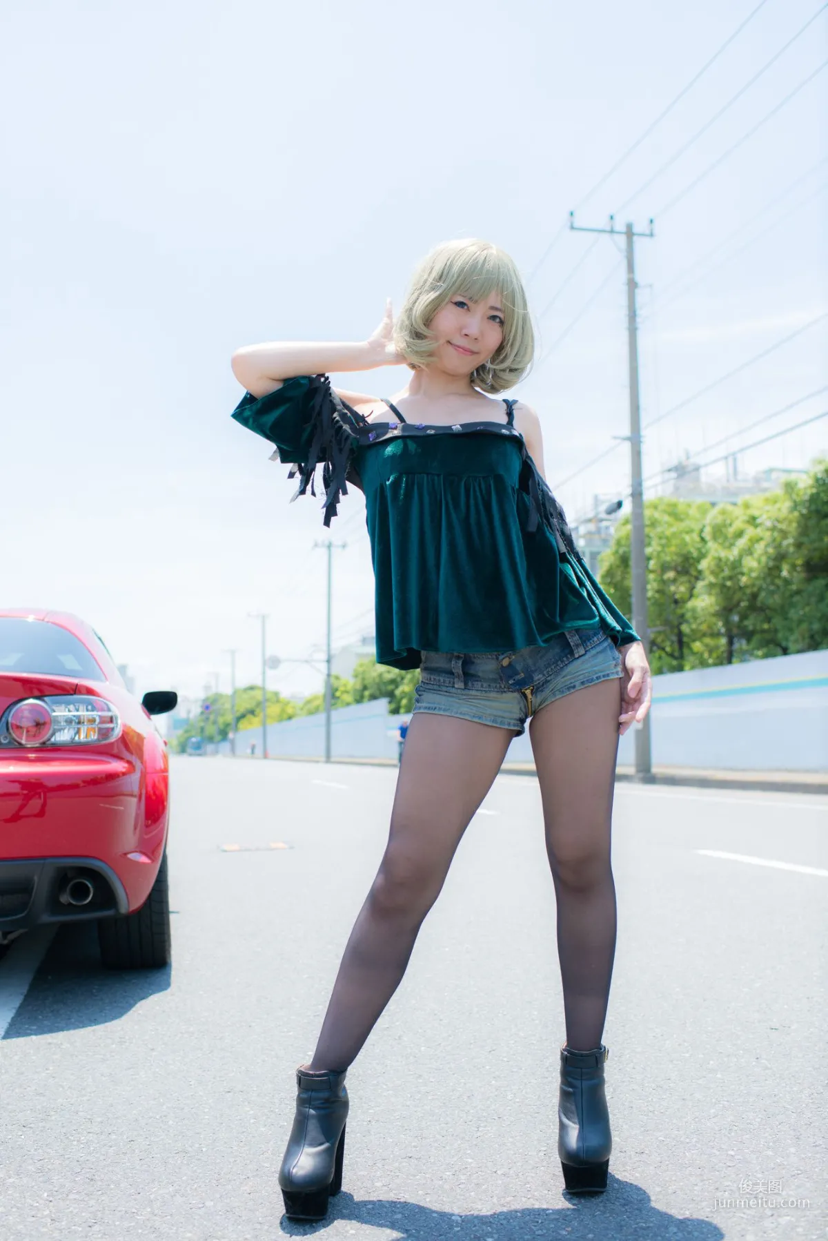 Ayane(あやね) 《Idolmaster》Takagaki Kaede(高垣楓) [Wolf Fang!!] 寫真集 62