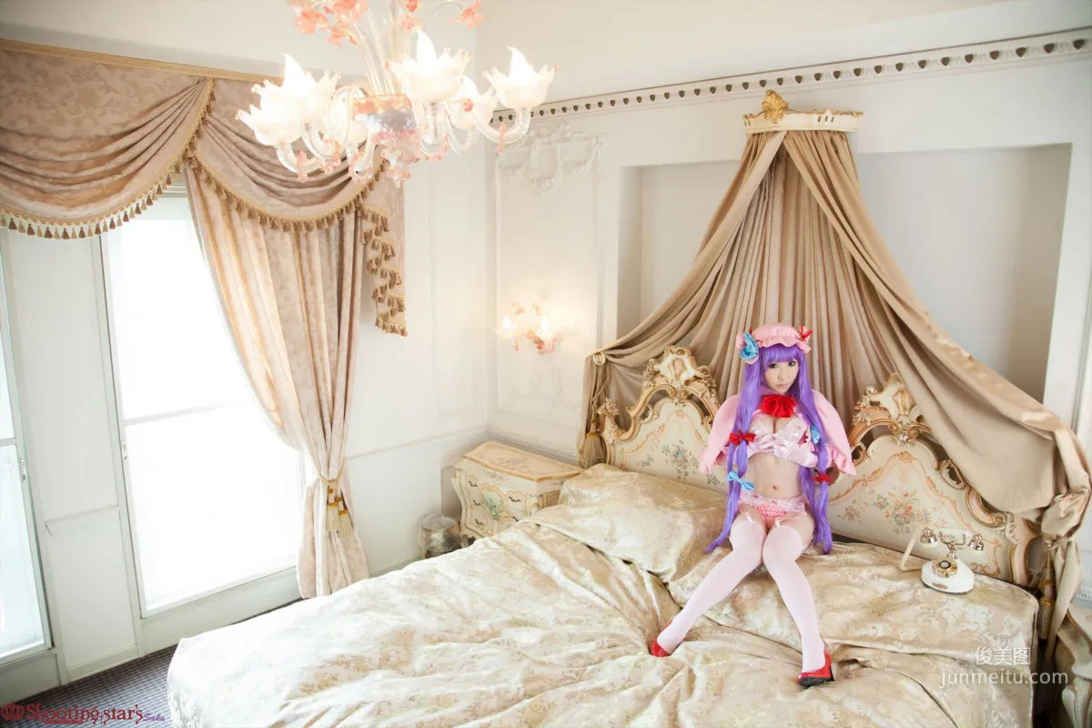 绫香サク (サク綾香 Saku Ayaka) 《東方Project》Patchouli Knowledge [Shooting Star's] 写真集32
