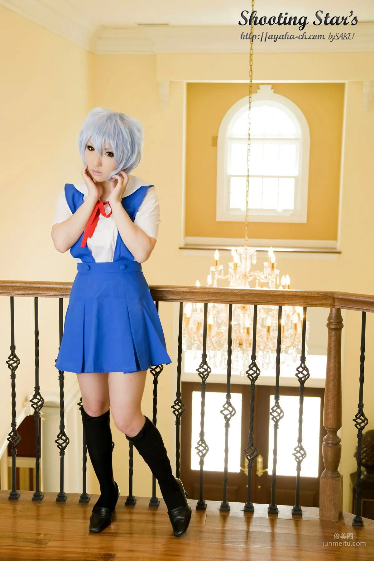 绫香 (Saku サク) 《新世紀エヴァンゲリオン》Rei Ayanami 寫真集 101