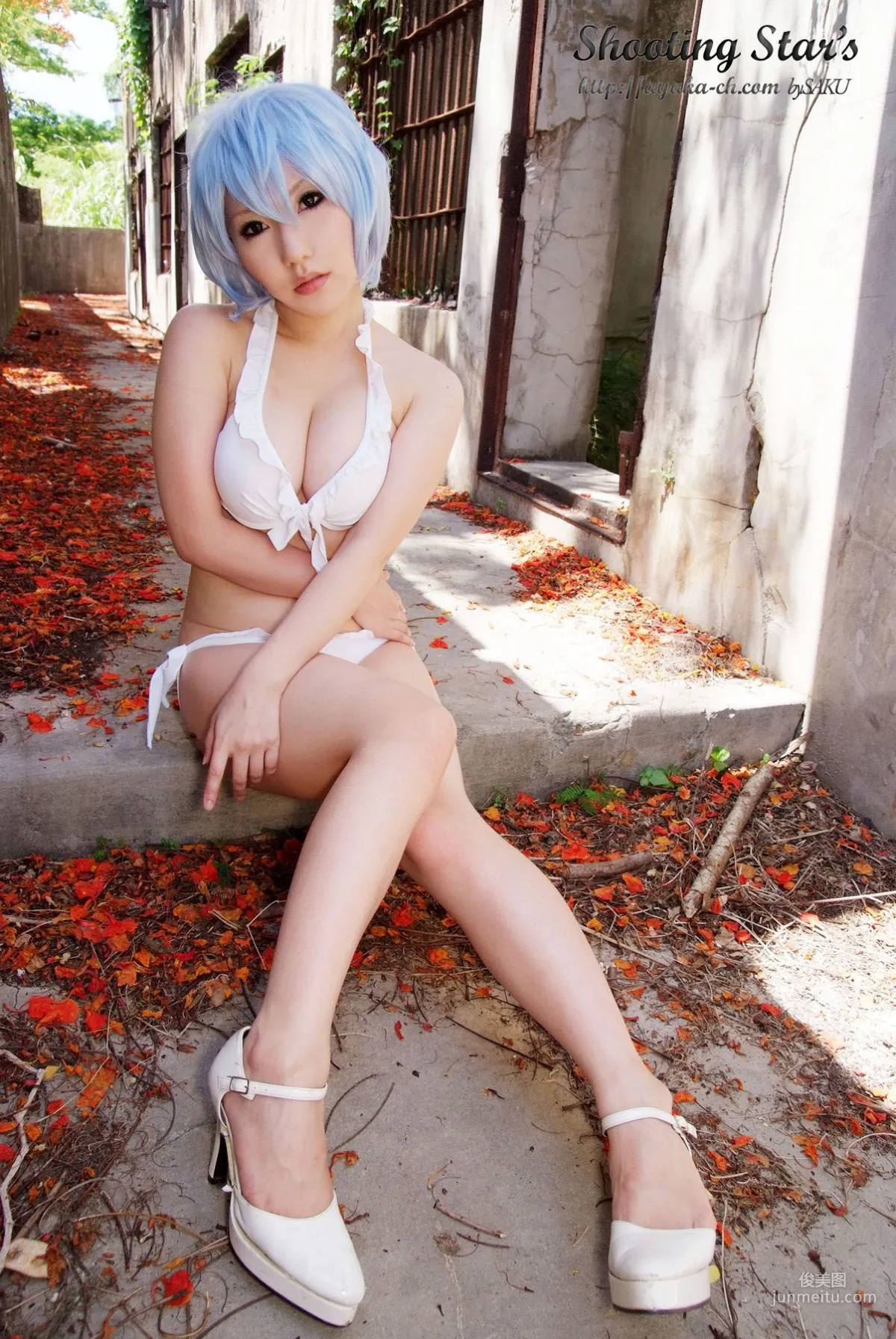 绫香 (Saku サク) 《新世紀エヴァンゲリオン》Rei Ayanami 寫真集 24