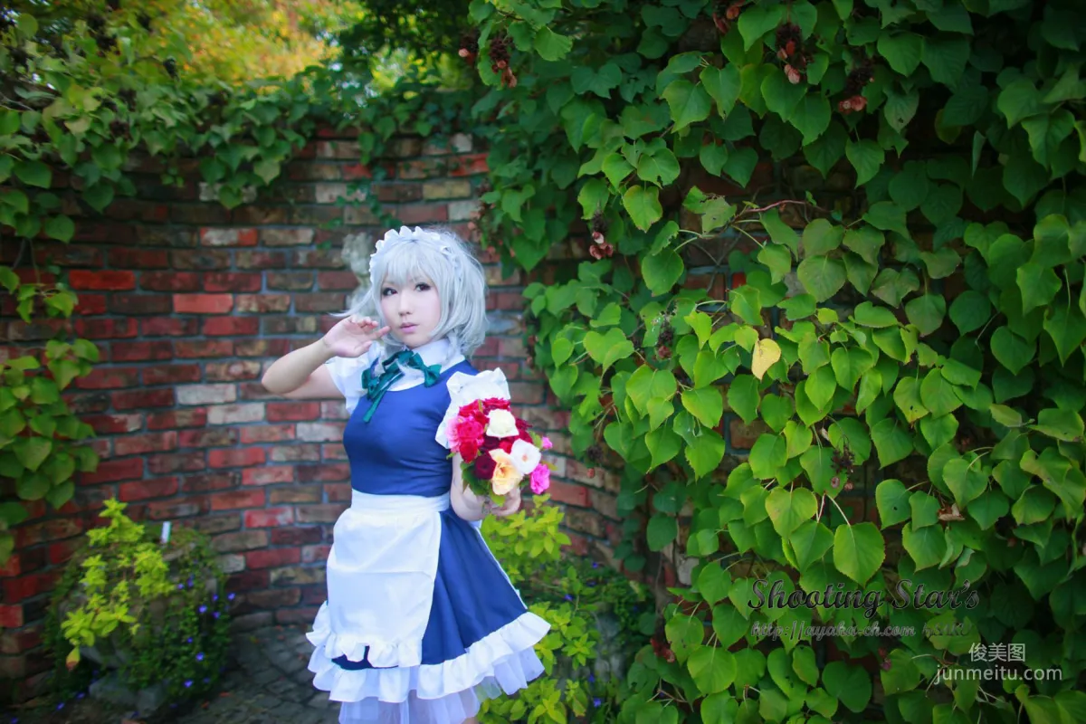 绫香サク (サク綾香 Saku Ayaka)《東方Project》Izayoi Sakuya + Patchouli Knowledge [Shooting Star's] 寫真集 79