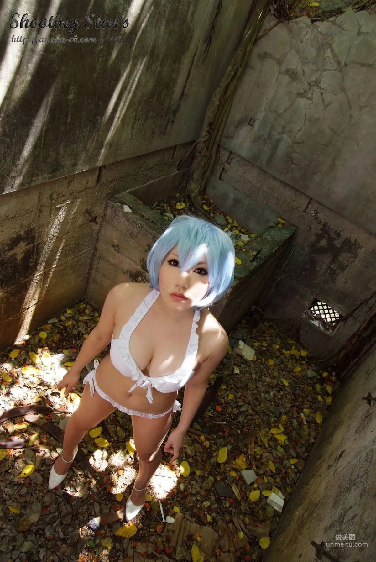 绫香 (Saku サク) 《新世紀エヴァンゲリオン》Rei Ayanami 寫真集 22