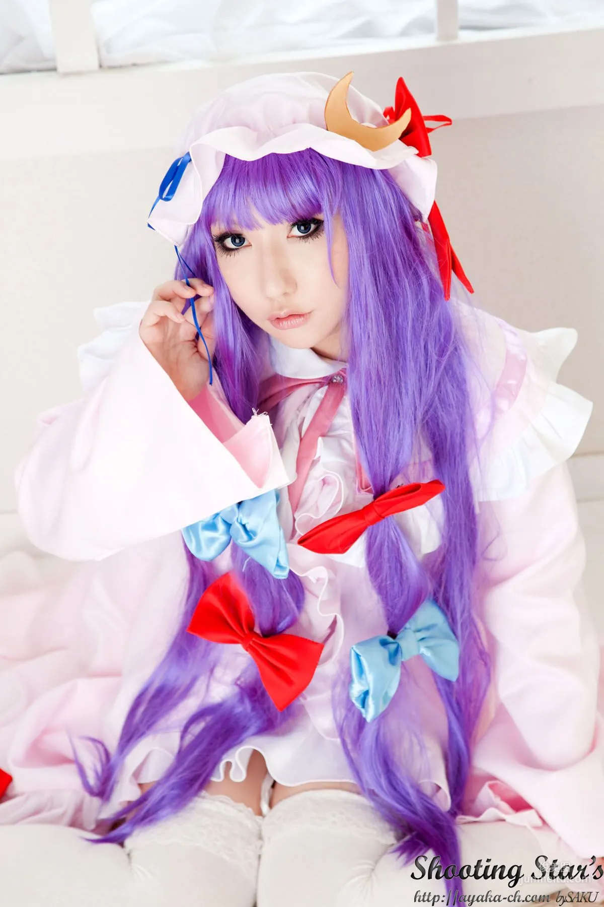 绫香サク (サク綾香 Saku Ayaka)《東方Project》Izayoi Sakuya + Patchouli Knowledge [Shooting Star's] 寫真集 46