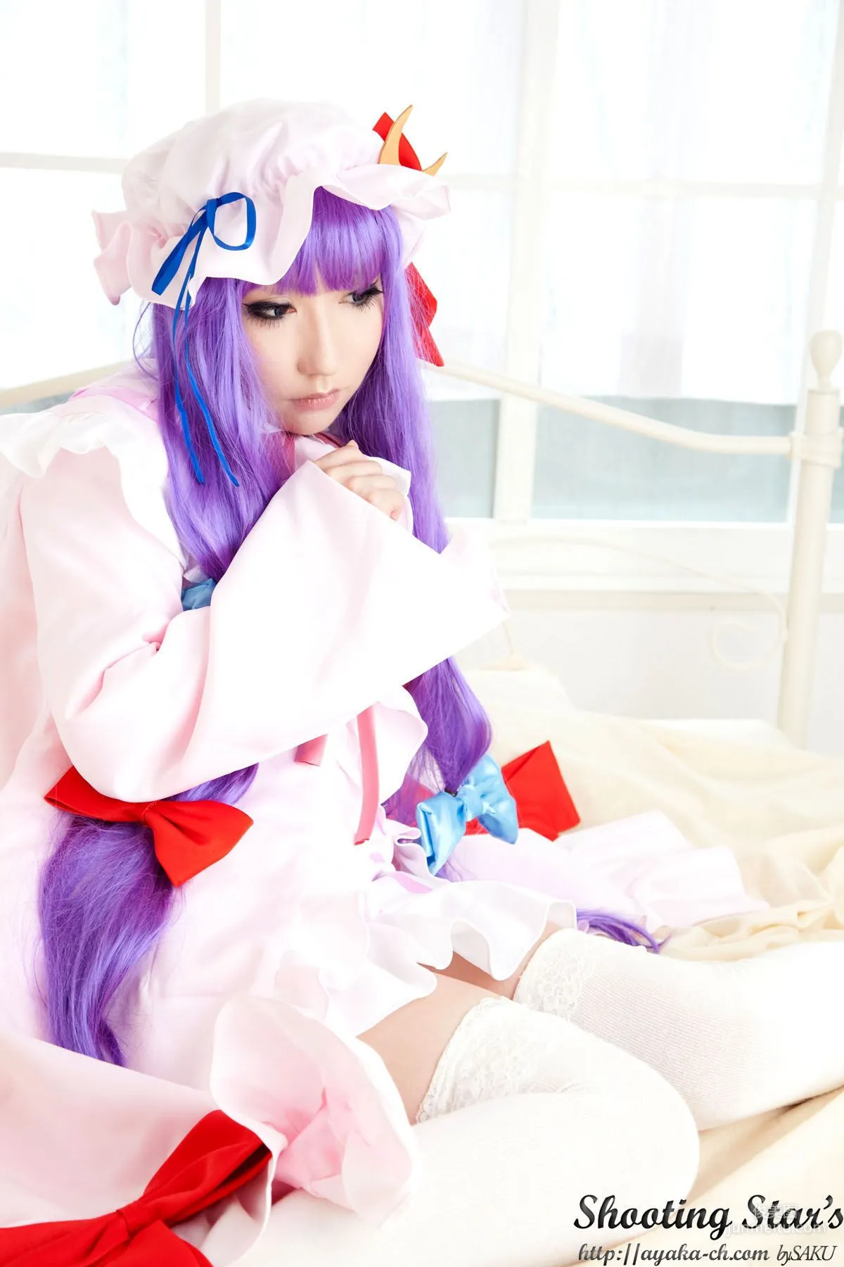 绫香サク (サク綾香 Saku Ayaka)《東方Project》Izayoi Sakuya + Patchouli Knowledge [Shooting Star's] 寫真集 11