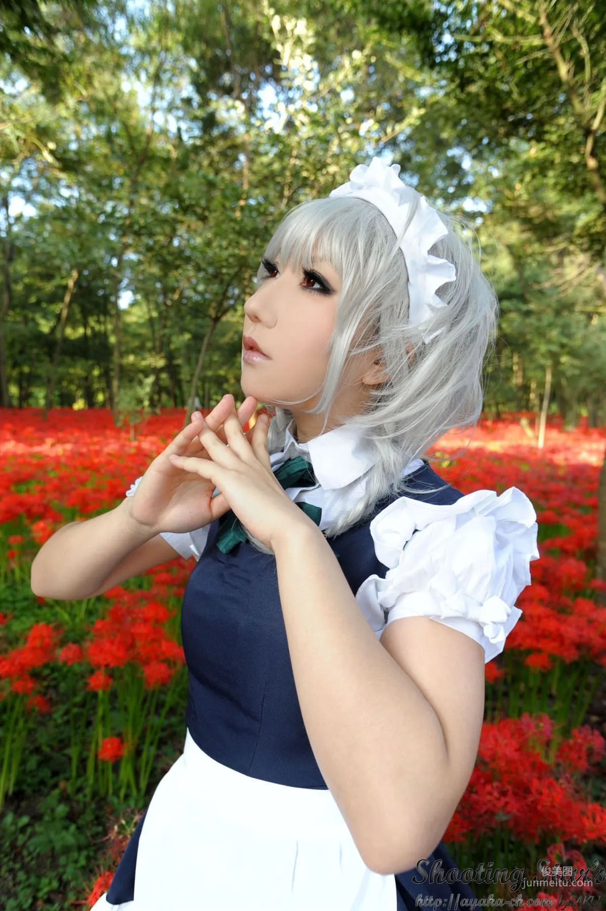 绫香サク (サク綾香 Saku Ayaka)《東方Project》Izayoi Sakuya + Patchouli Knowledge [Shooting Star's] 寫真集 91