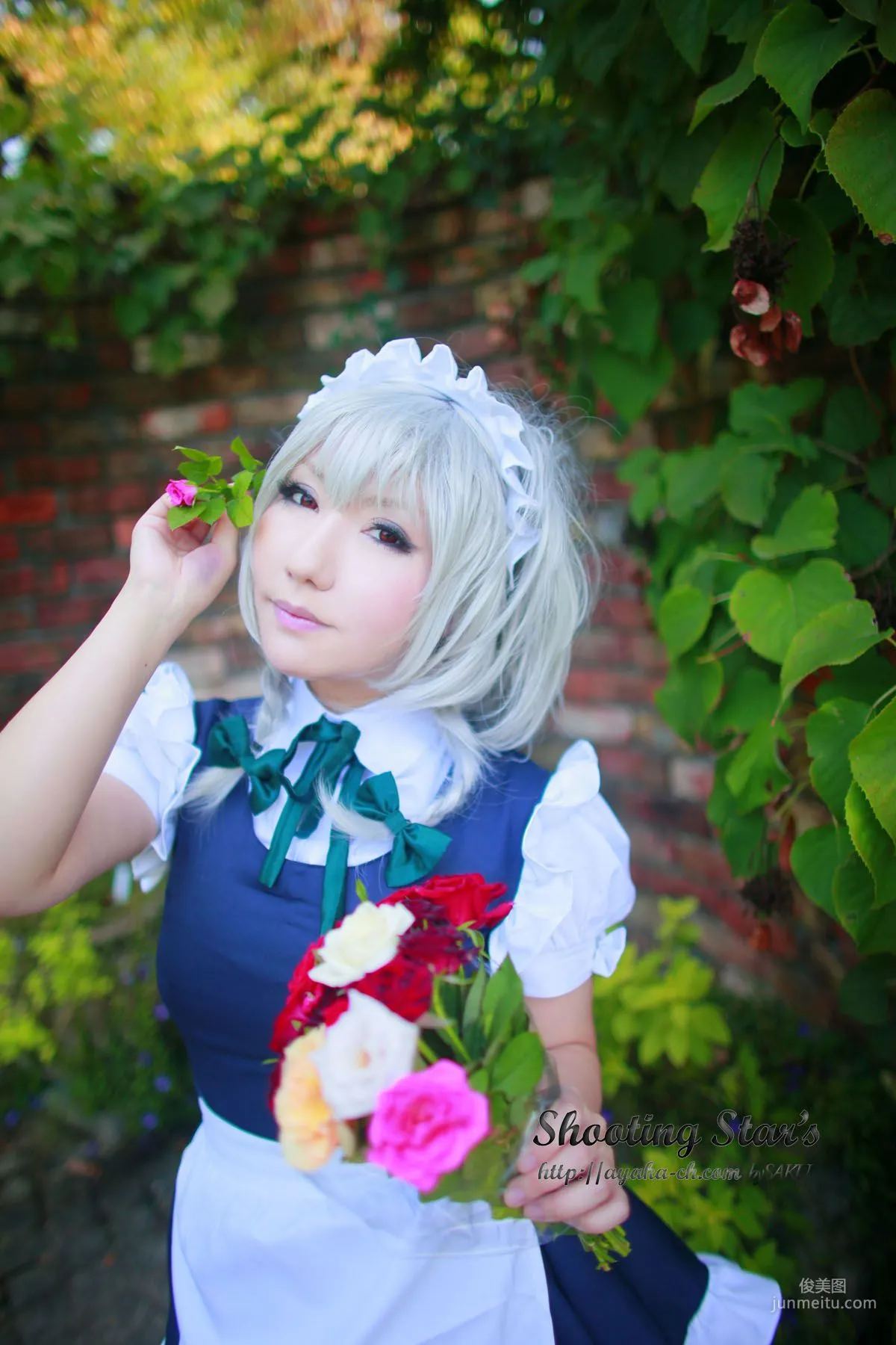 绫香サク (サク綾香 Saku Ayaka)《東方Project》Izayoi Sakuya + Patchouli Knowledge [Shooting Star's] 寫真集 81
