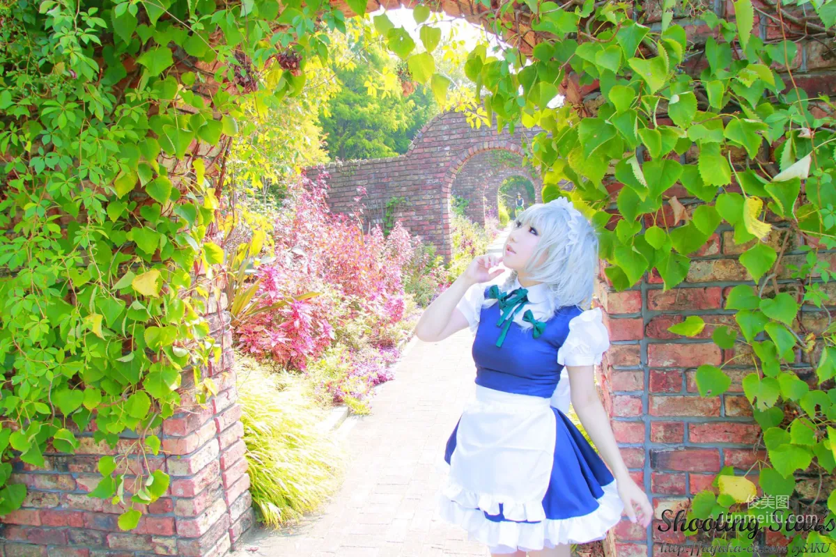 绫香サク (サク綾香 Saku Ayaka)《東方Project》Izayoi Sakuya + Patchouli Knowledge [Shooting Star's] 寫真集 59