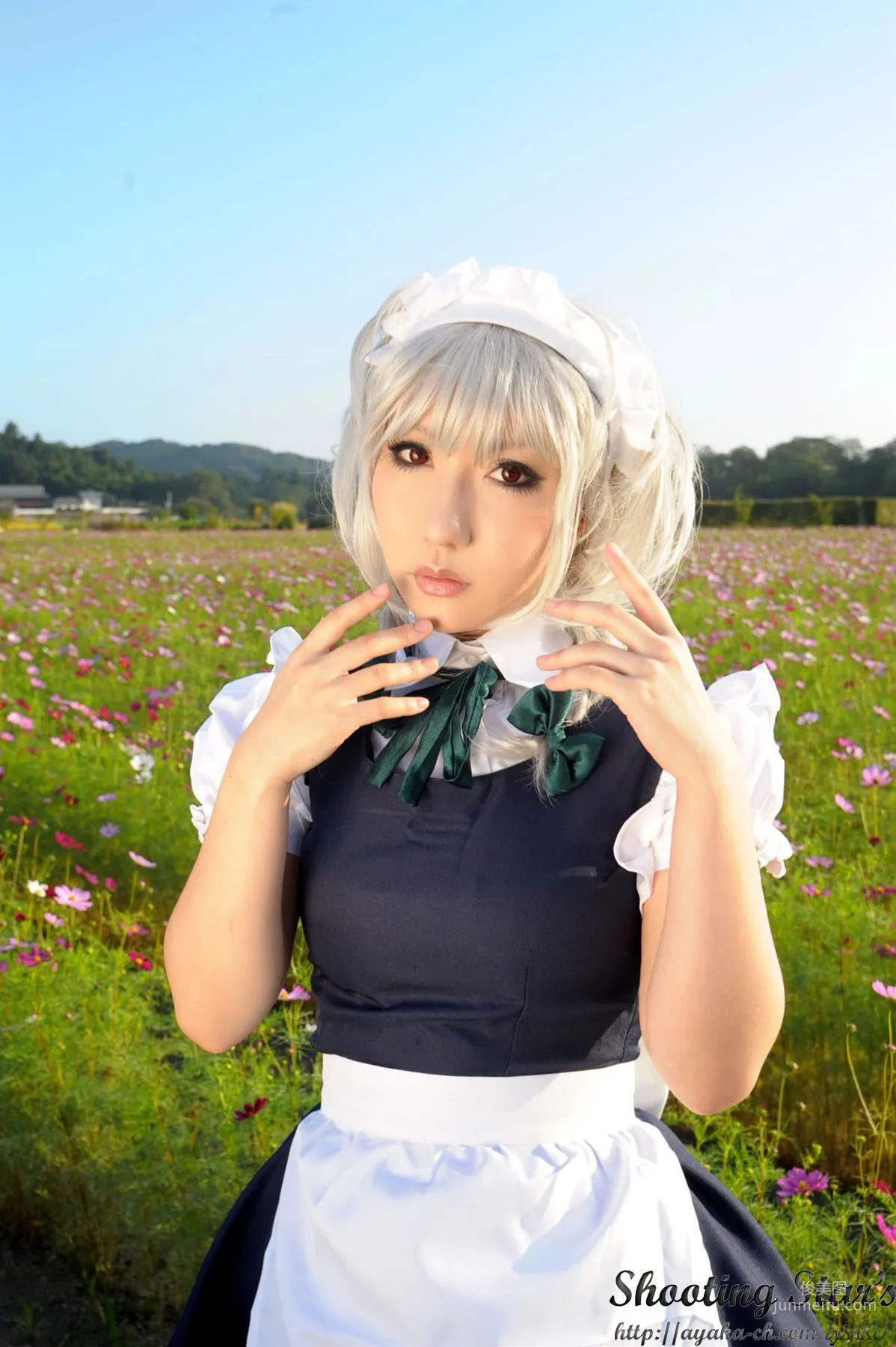 绫香サク (サク綾香 Saku Ayaka)《東方Project》Izayoi Sakuya + Patchouli Knowledge [Shooting Star's] 寫真集 85