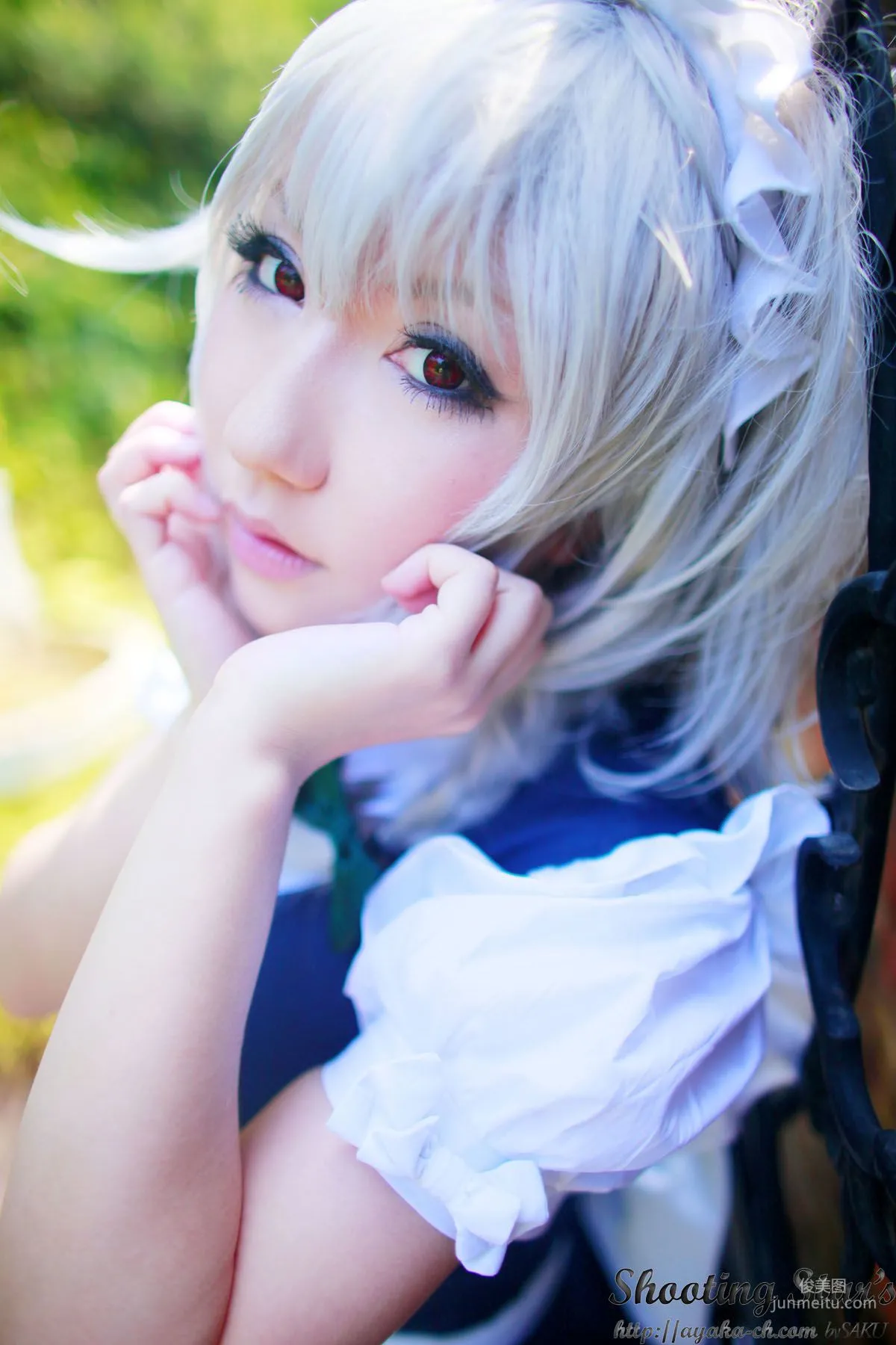 绫香サク (サク綾香 Saku Ayaka)《東方Project》Izayoi Sakuya + Patchouli Knowledge [Shooting Star's] 寫真集 72