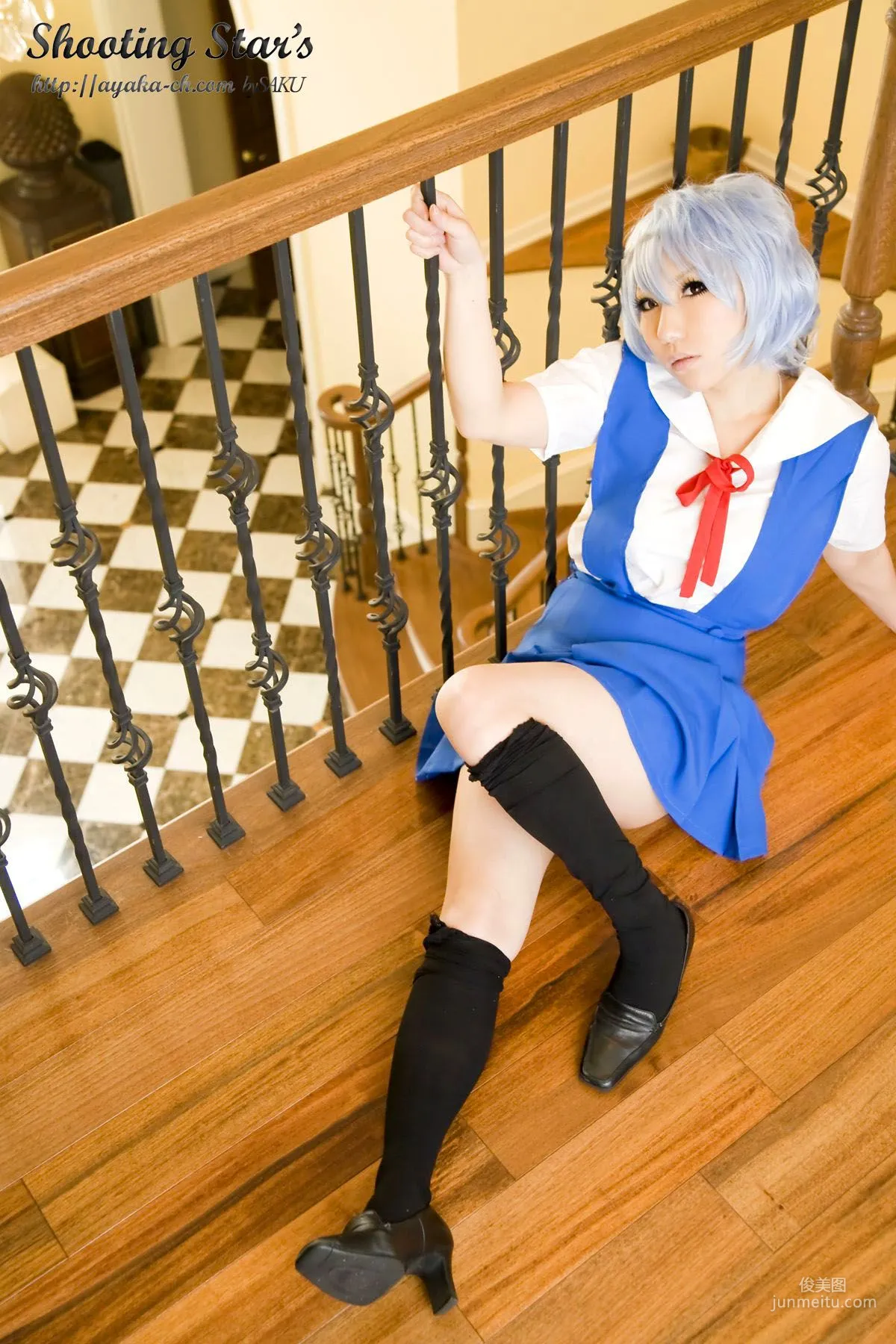 绫香 (Saku サク) 《新世紀エヴァンゲリオン》Rei Ayanami 寫真集 107