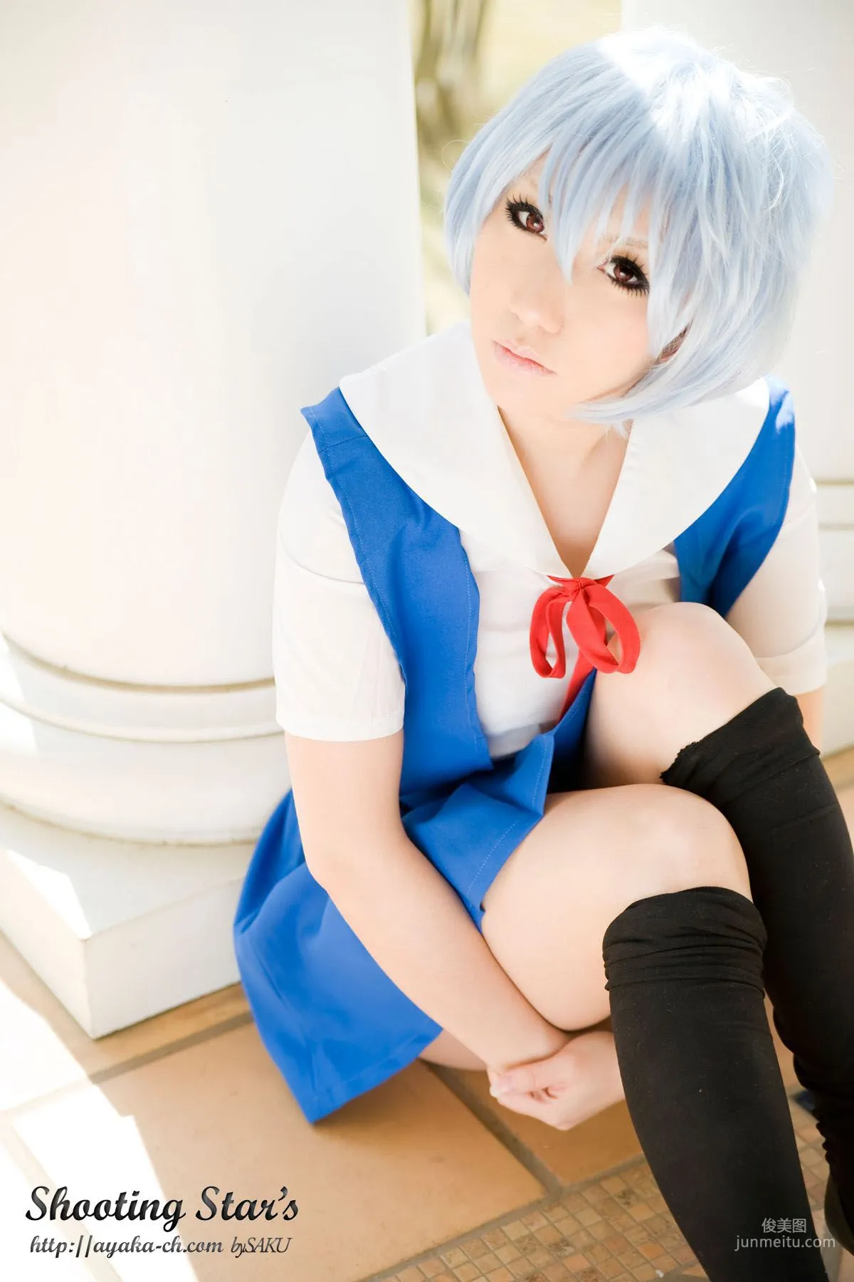 绫香 (Saku サク) 《新世紀エヴァンゲリオン》Rei Ayanami 寫真集 122