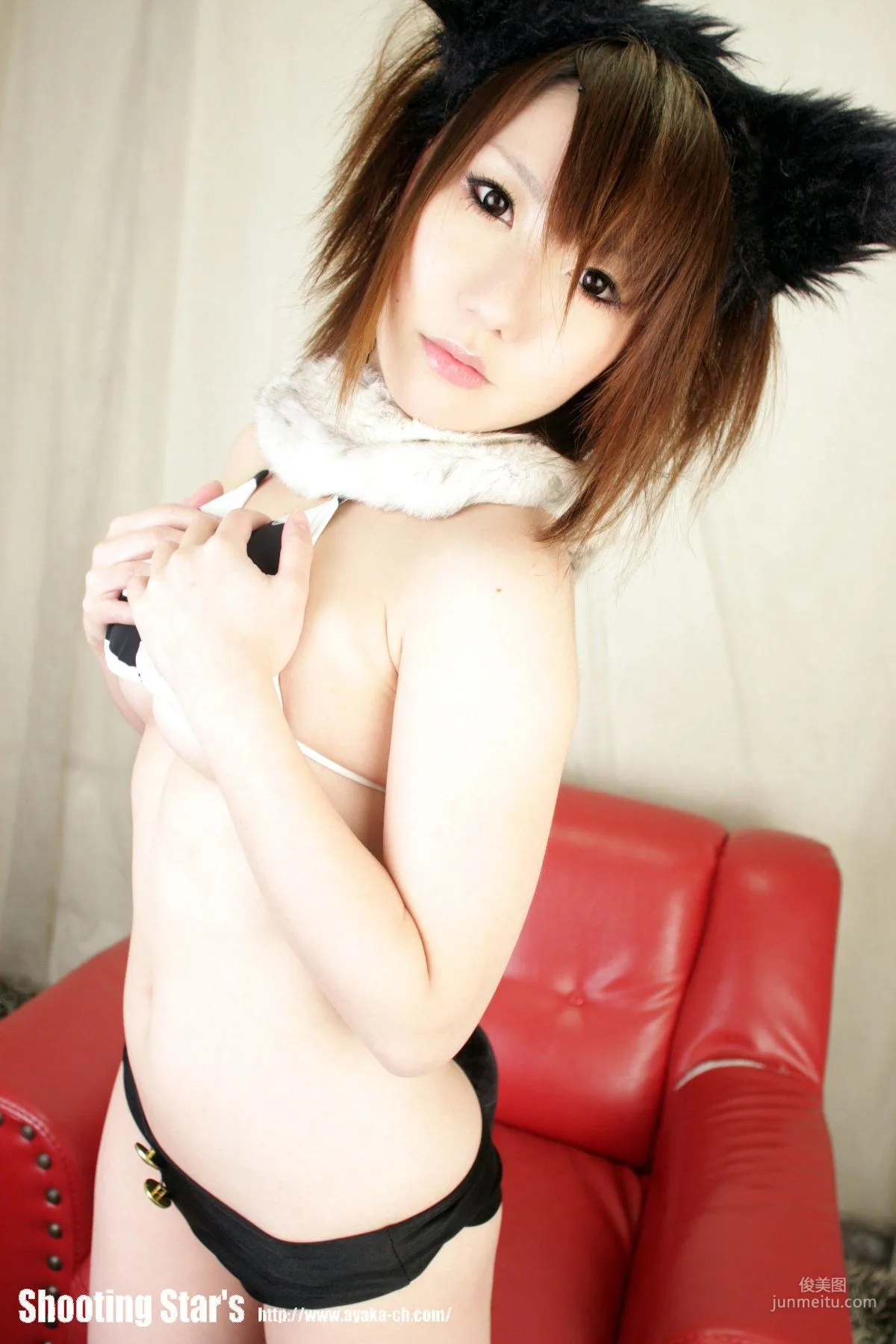 サク (绫香) [SAKU★BOX 2 (Swimsuit+Necomimi)] [Shooting Star's] 寫真集 7