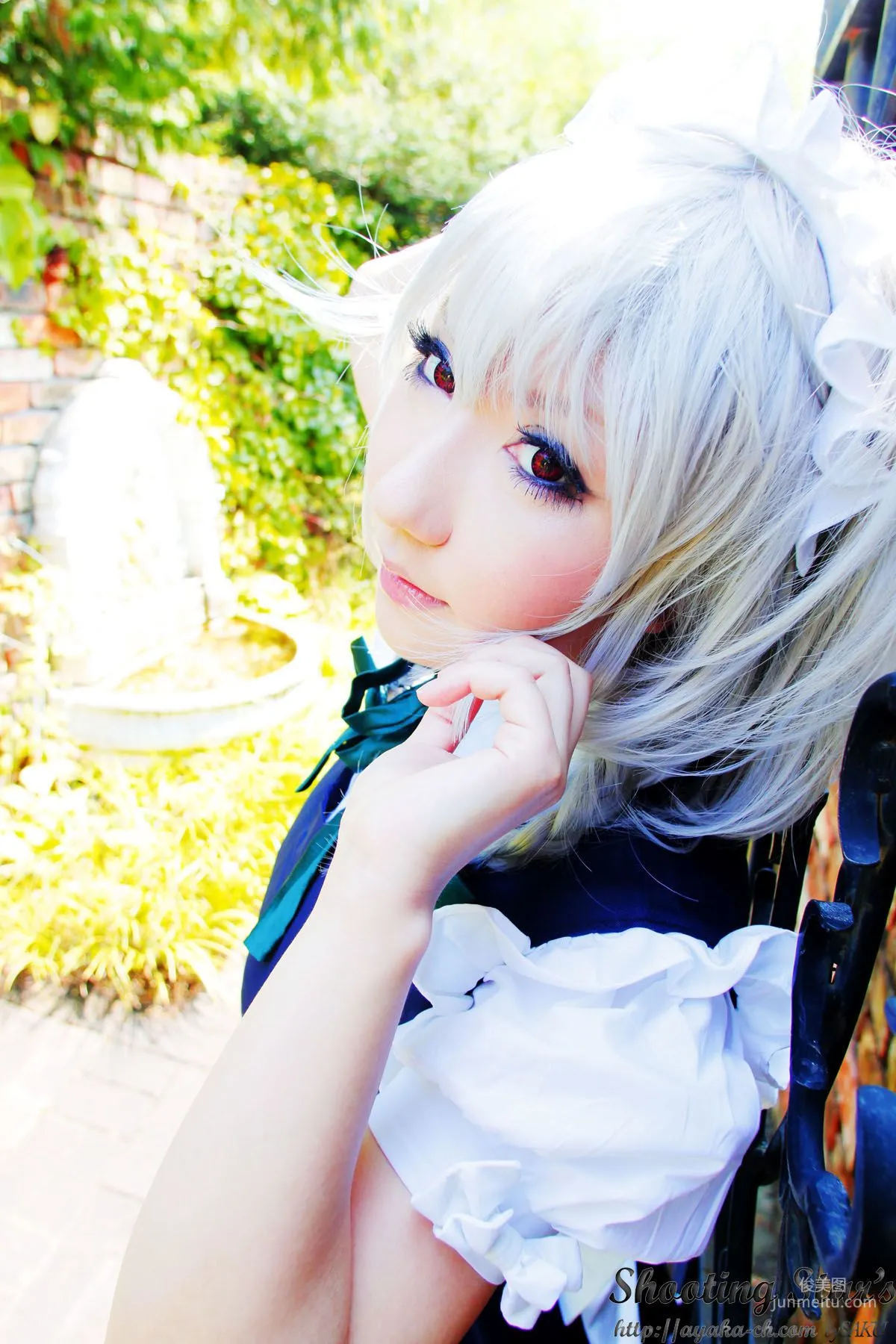 绫香サク (サク綾香 Saku Ayaka)《東方Project》Izayoi Sakuya + Patchouli Knowledge [Shooting Star's] 寫真集 112