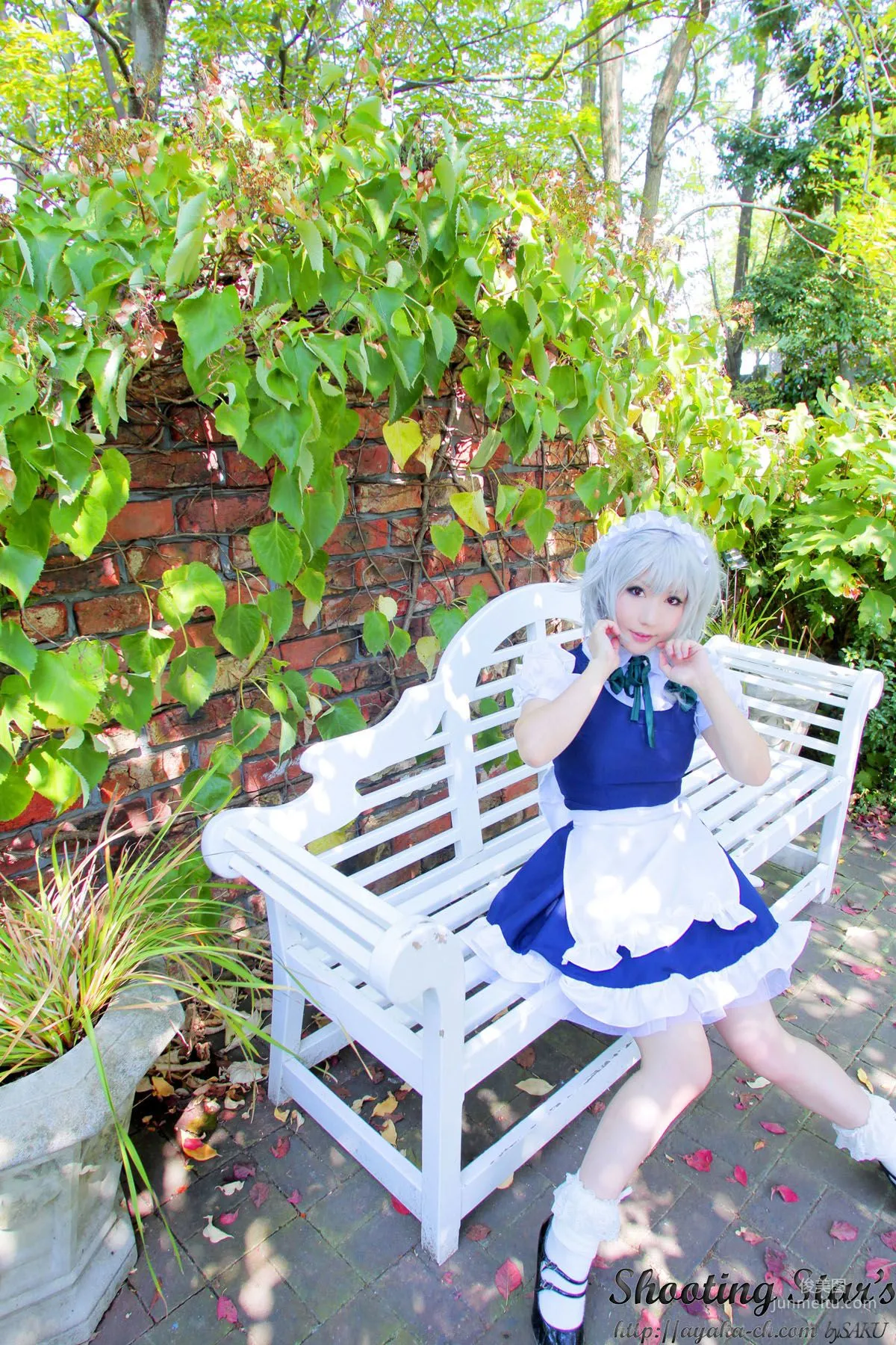 绫香サク (サク綾香 Saku Ayaka)《東方Project》Izayoi Sakuya + Patchouli Knowledge [Shooting Star's] 寫真集 99
