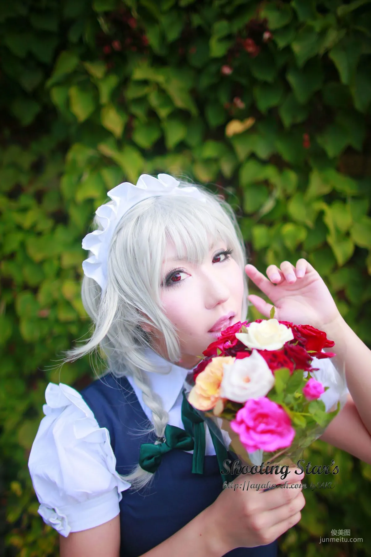 绫香サク (サク綾香 Saku Ayaka)《東方Project》Izayoi Sakuya + Patchouli Knowledge [Shooting Star's] 寫真集 78