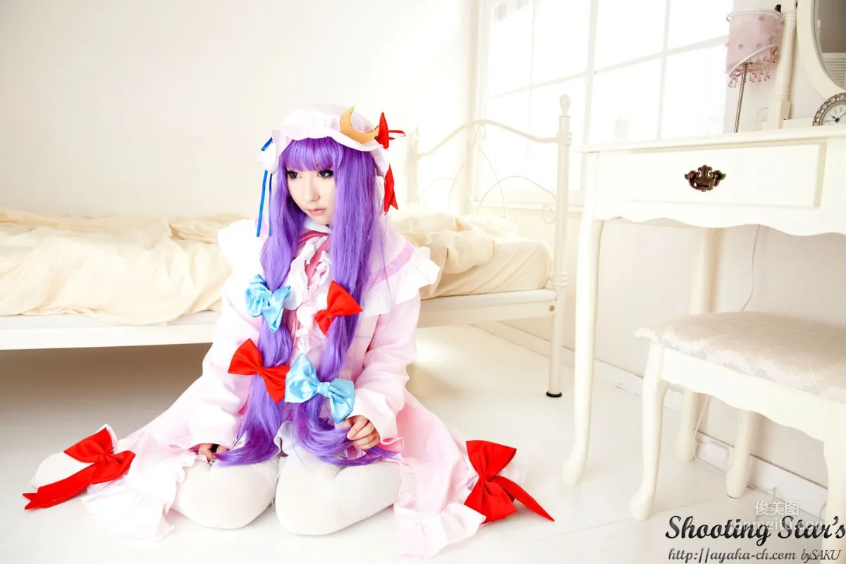 绫香サク (サク綾香 Saku Ayaka)《東方Project》Izayoi Sakuya + Patchouli Knowledge [Shooting Star's] 寫真集 17