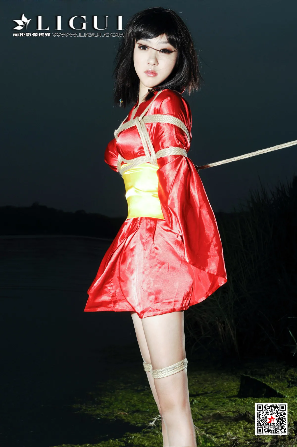 模特佩佩《黑夜美束》 [麗櫃Ligui] 精品圖集 寫真集 40