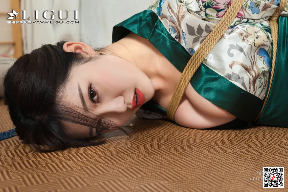 腿模筱筱《性感和服美束》 [麗櫃Ligui] 寫真集 45
