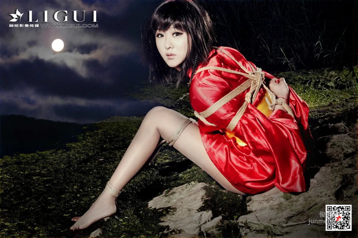 模特佩佩《黑夜美束》 [麗櫃Ligui] 精品圖集 寫真集 60