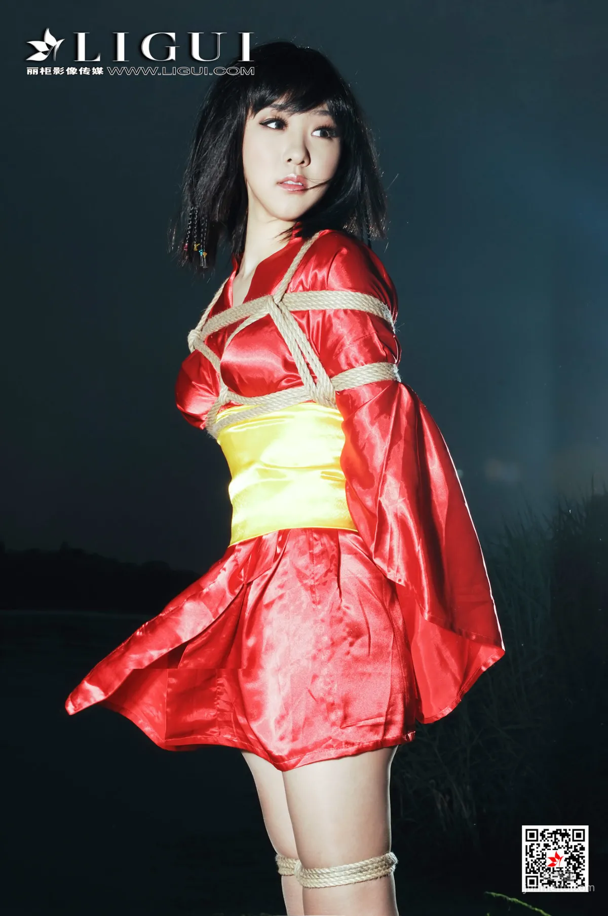 模特佩佩《黑夜美束》 [麗櫃Ligui] 精品圖集 寫真集 49