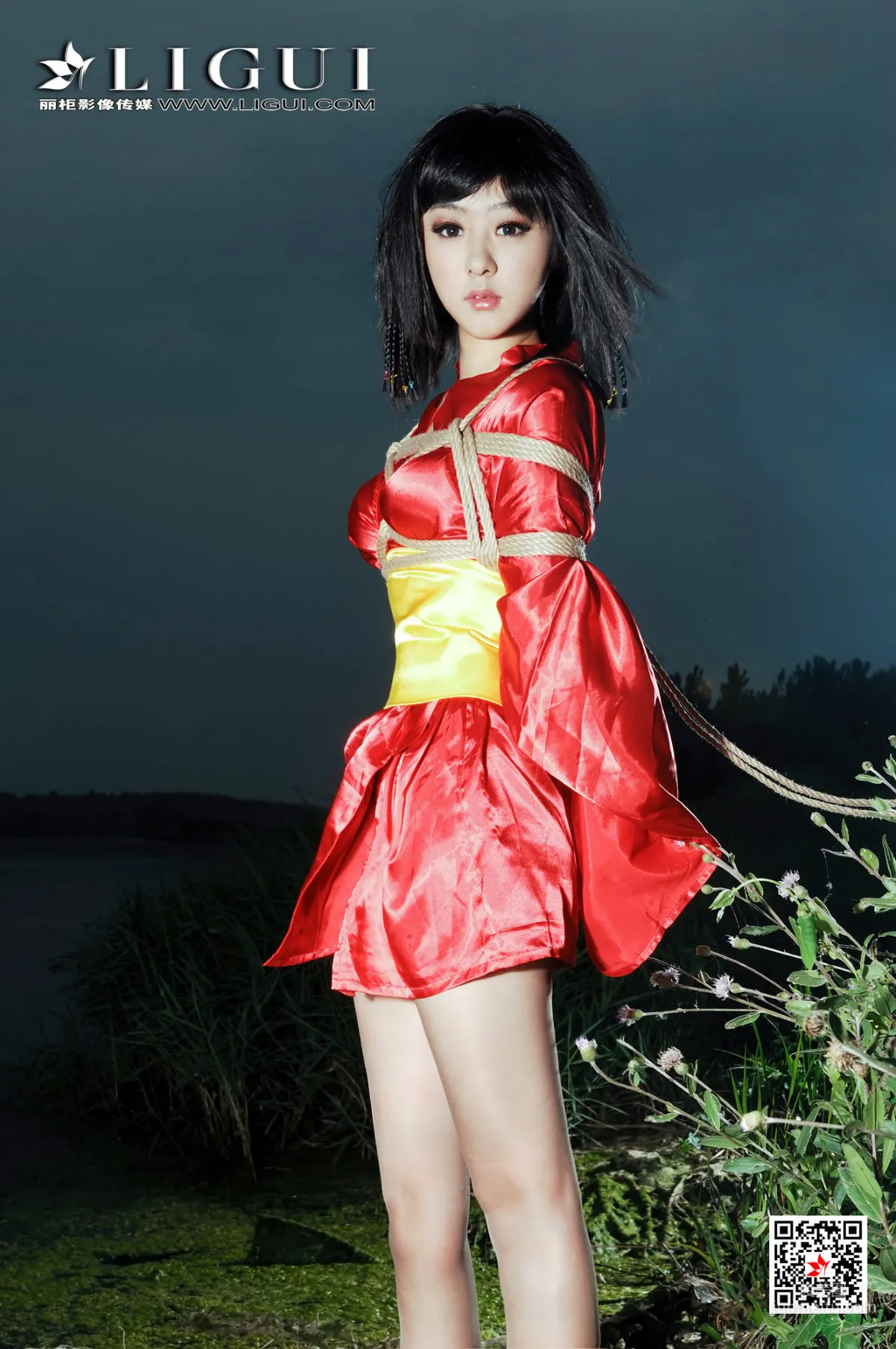 模特佩佩《黑夜美束》 [麗櫃Ligui] 精品圖集 寫真集 36