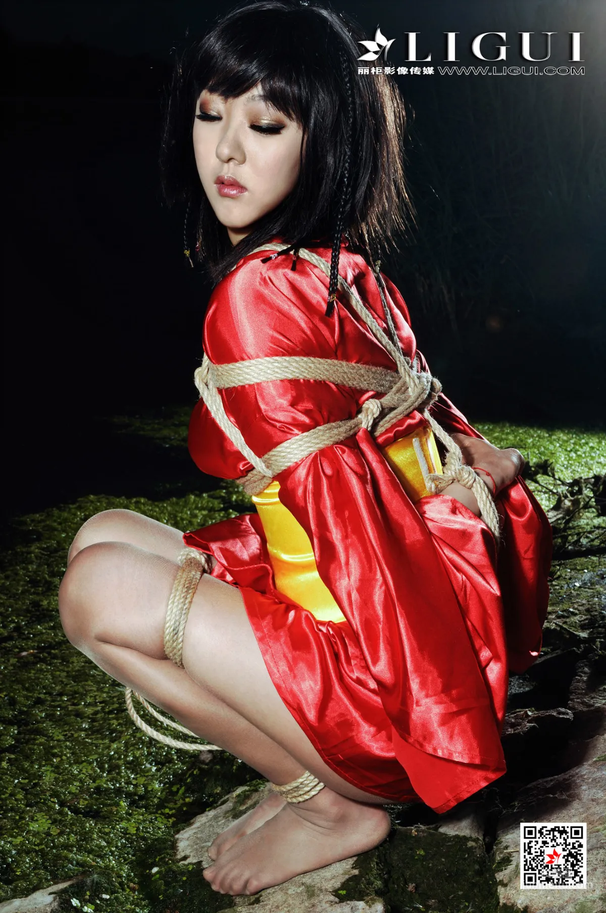 模特佩佩《黑夜美束》 [麗櫃Ligui] 精品圖集 寫真集 53