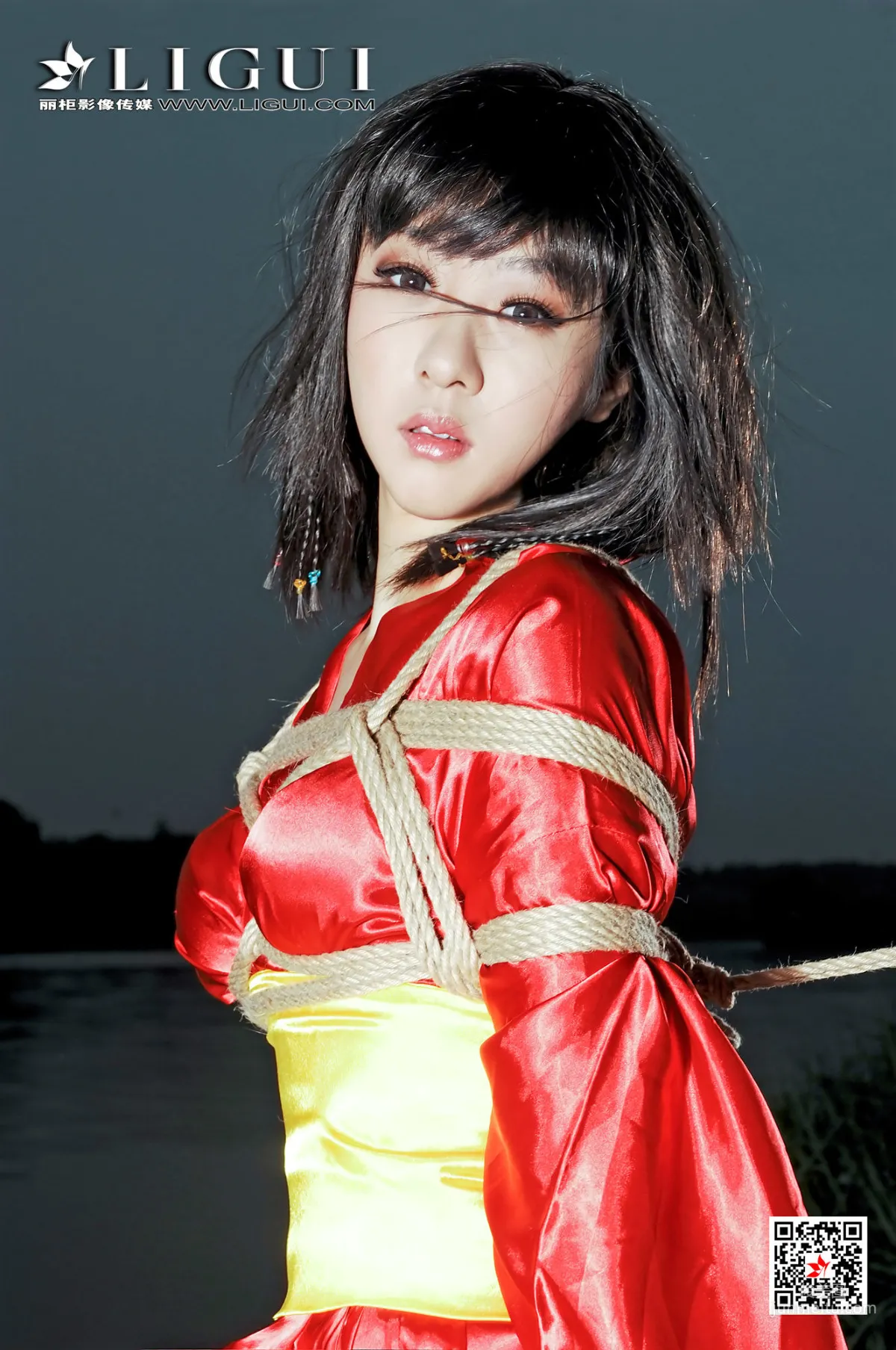 模特佩佩《黑夜美束》 [麗櫃Ligui] 精品圖集 寫真集 42