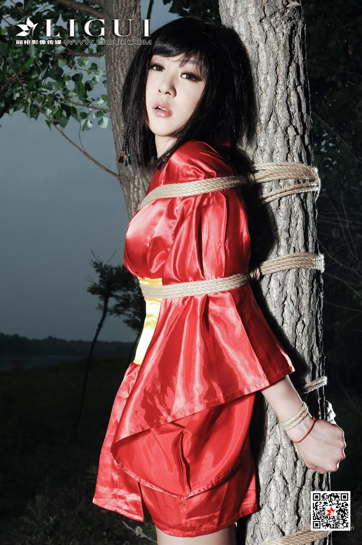 模特佩佩《黑夜美束》 [麗櫃Ligui] 精品圖集 寫真集 17