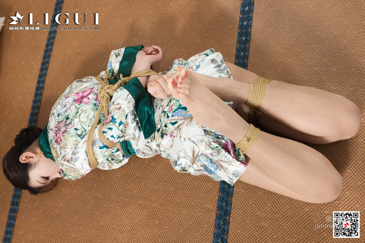 腿模筱筱《性感和服美束》 [麗櫃Ligui] 寫真集 52