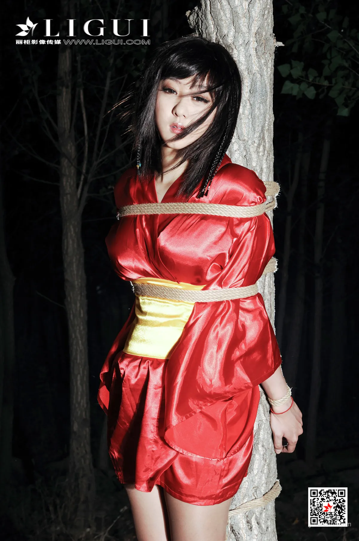 模特佩佩《黑夜美束》 [麗櫃Ligui] 精品圖集 寫真集 7